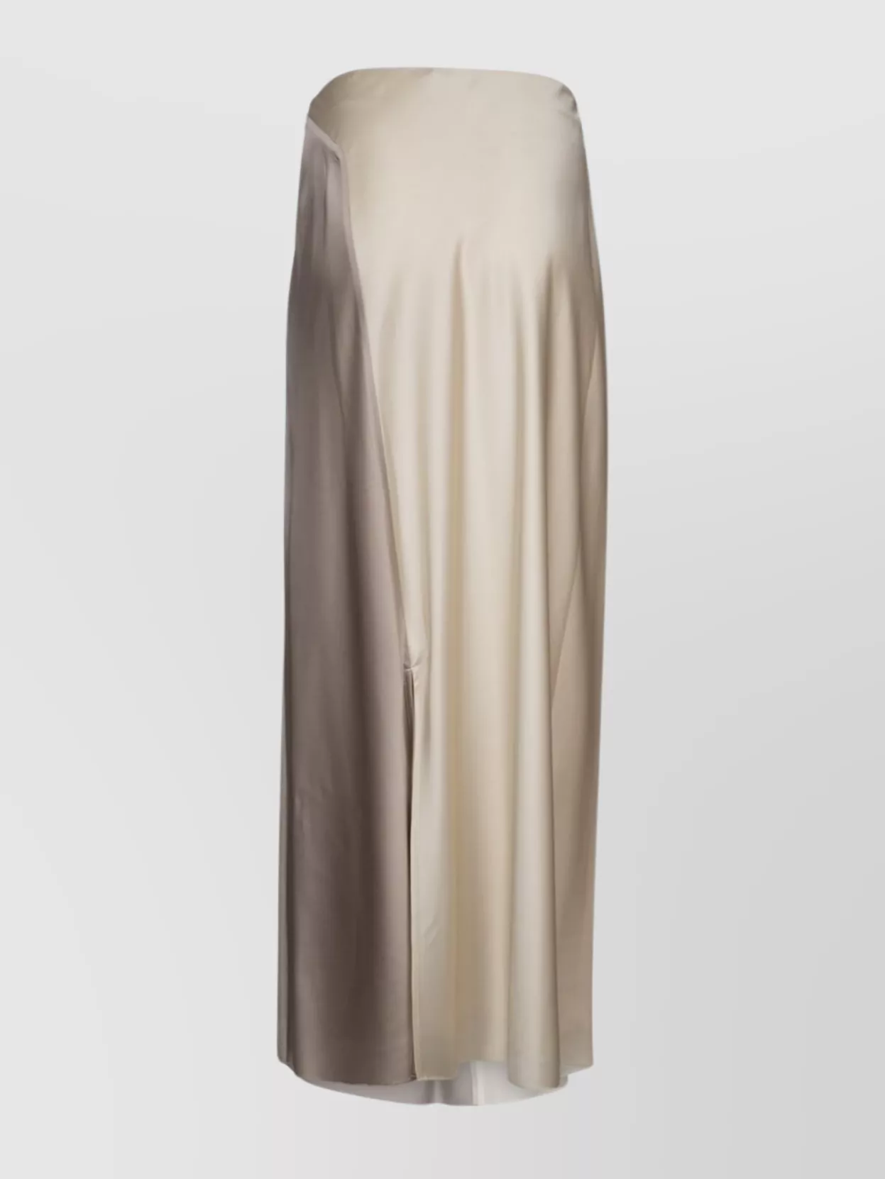 Shop Calvin Klein Asymmetrical Cut Midi Length Skirt With Side Slit