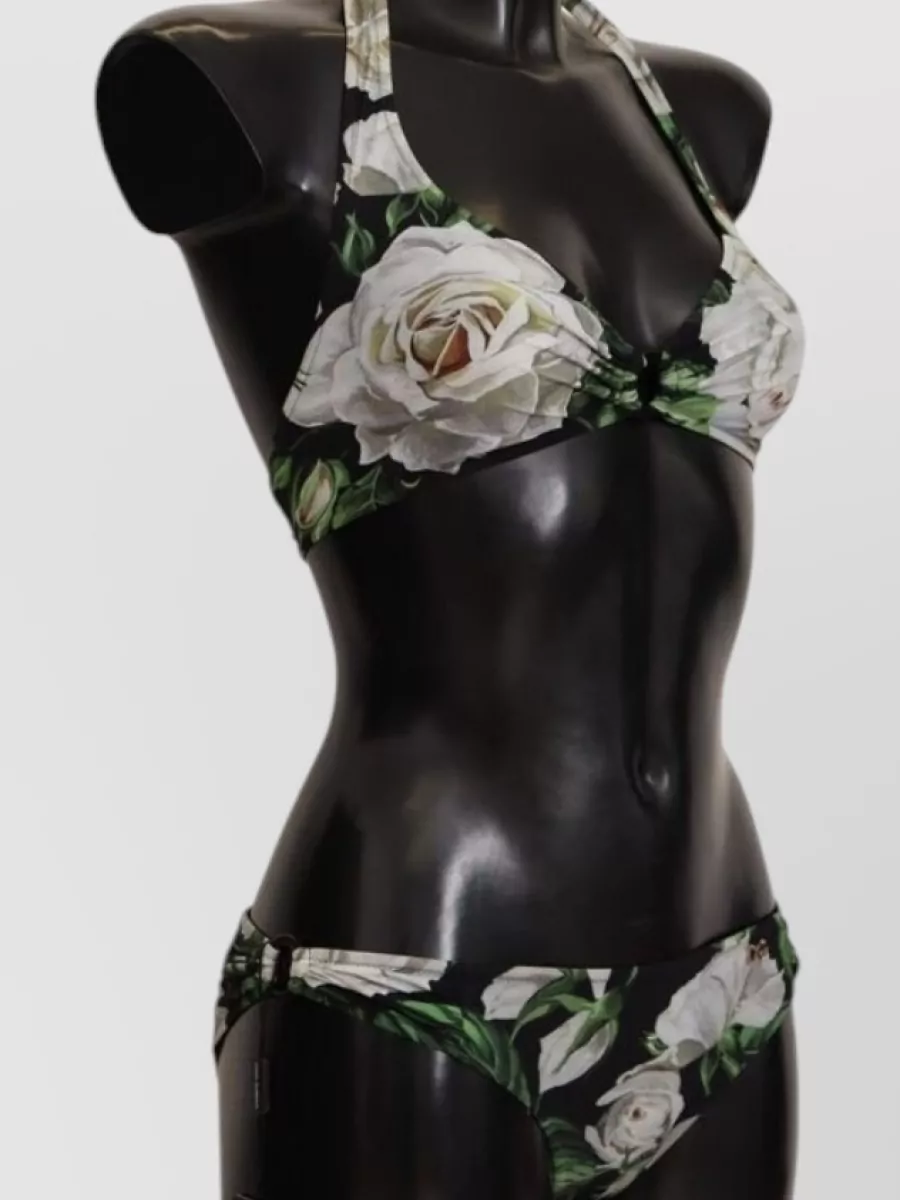 Dolce&Gabbana Floral-Print Bikini Top