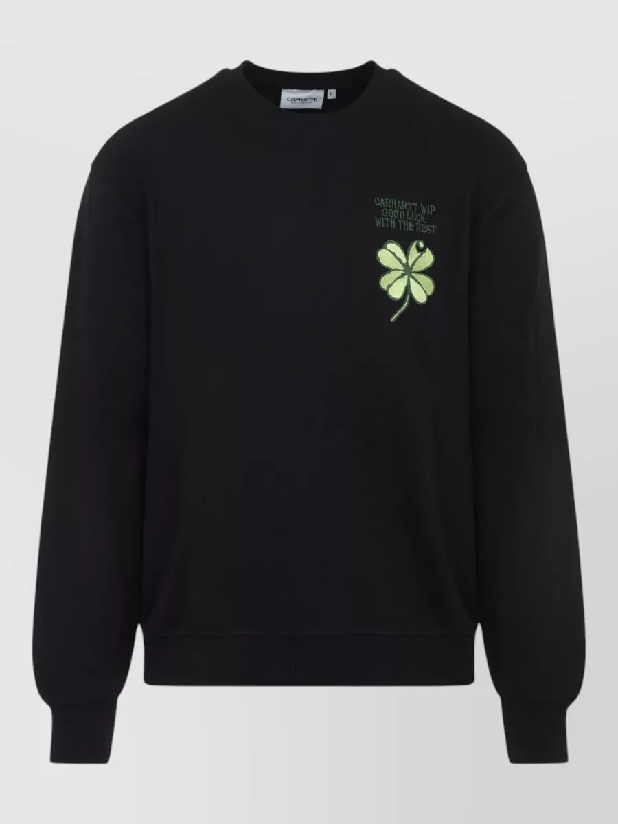 Carhartt Wip Cotton Loose-Fit Graphic-Print Sweatshirt