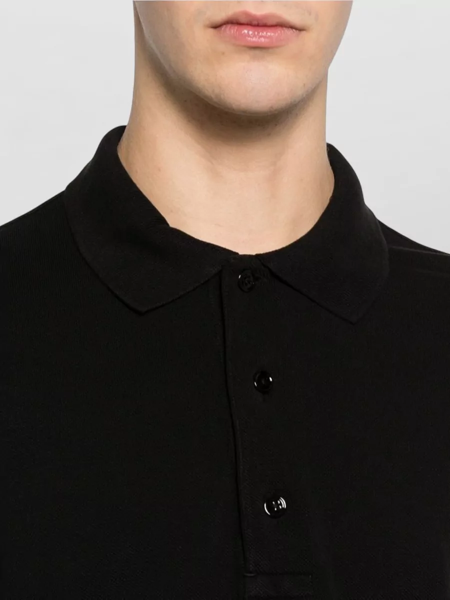 Tom Ford Cotton Blend Polo Shirt Short Sleeves