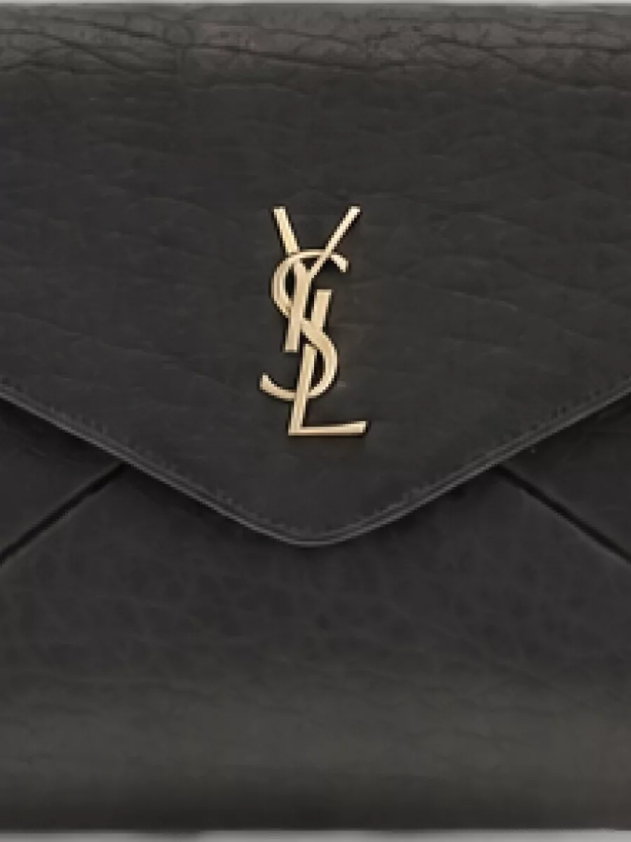 Saint Laurent na lamb leather clutch bag
