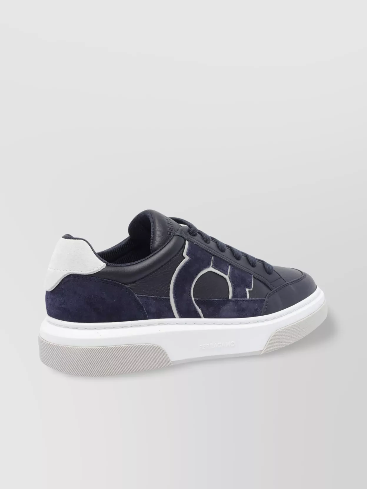 Ferragamo Cassina Gan 2 Low Top Sneakers In Blue