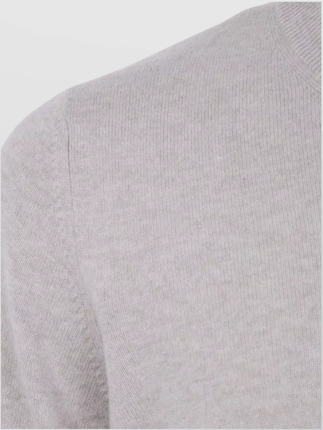 Brunello Cucinelli Cashmere Sweater With Ribbed Cuffs And Hem