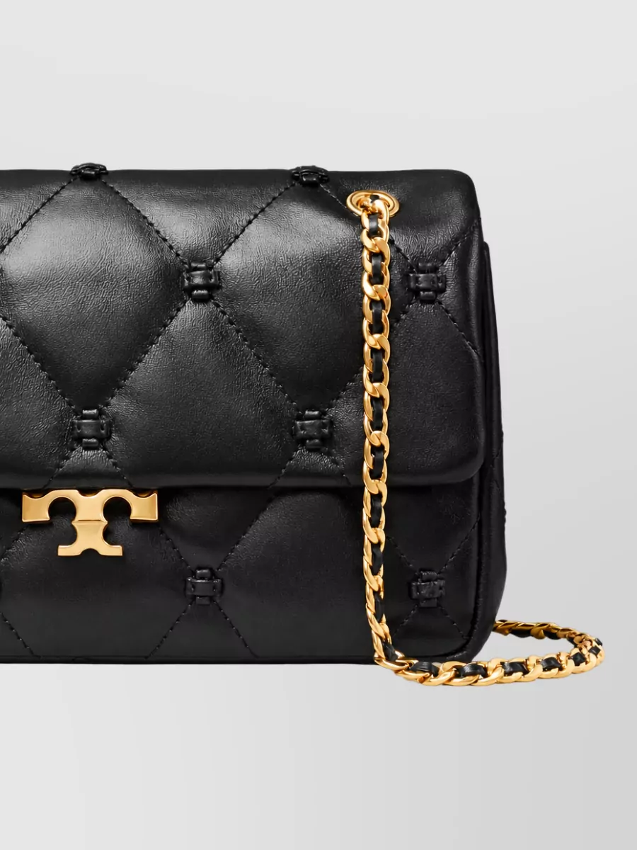 Tory Burch Small Lamb Leather Quilted Shoulder Bag