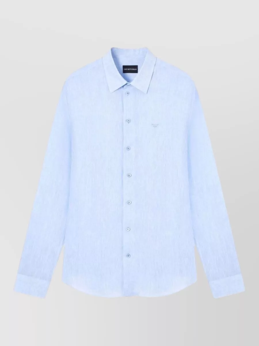 Emporio Armani cotton long-sleeve shirt