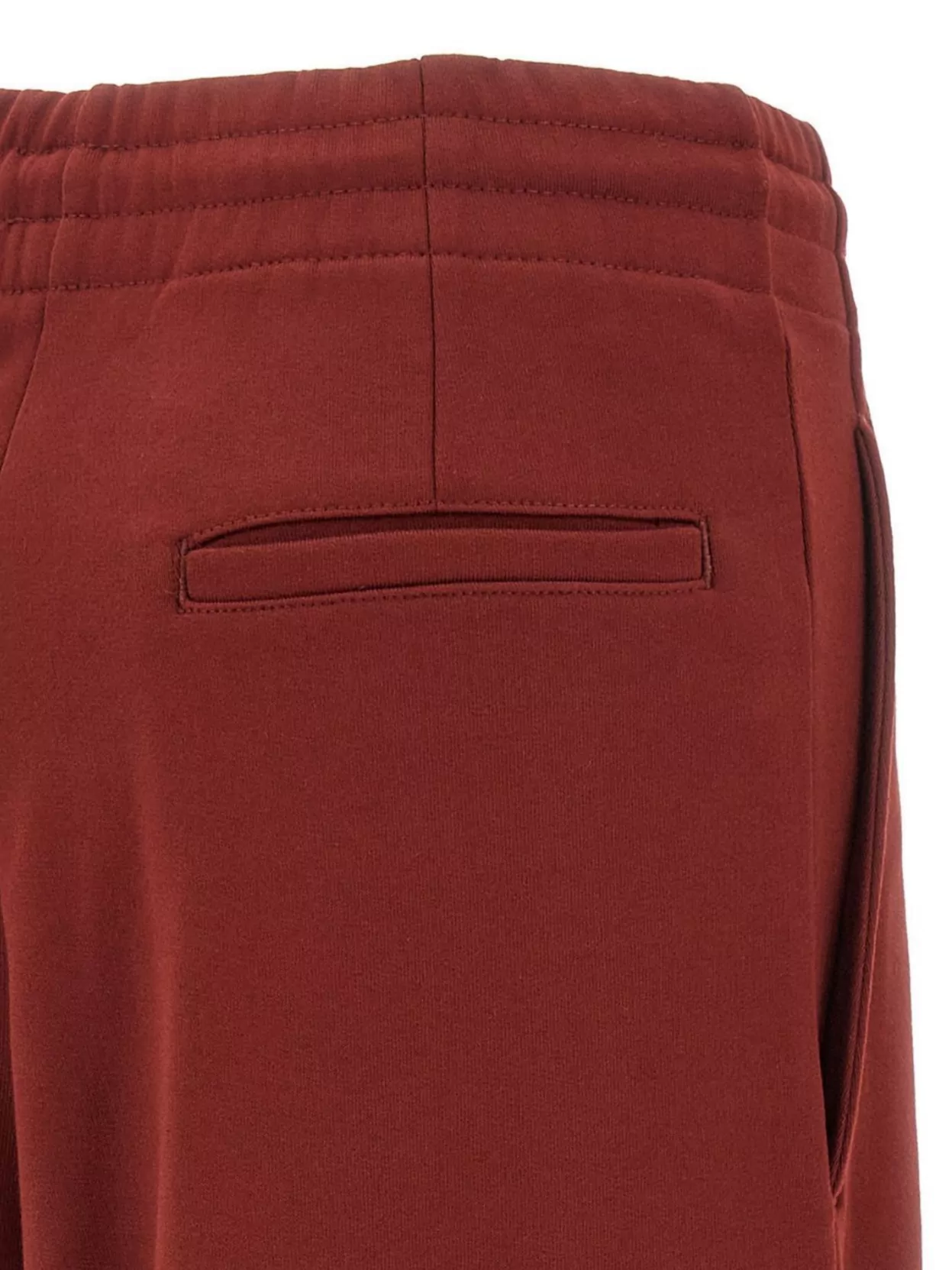 Dries Van Noten Wide Leg Trousers With Side And Back Pockets In Red