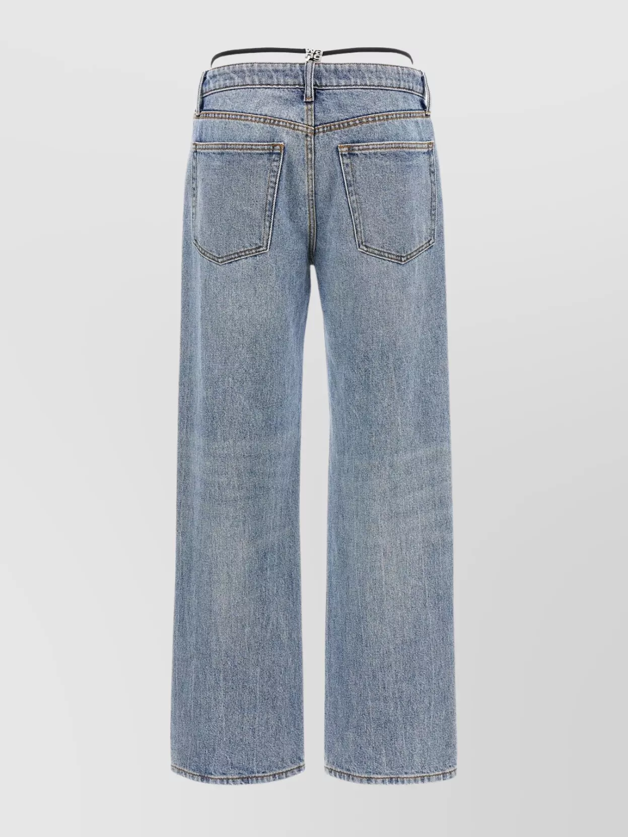 Alexander Wang Jeans 'Diamante Charm' Belt Loops