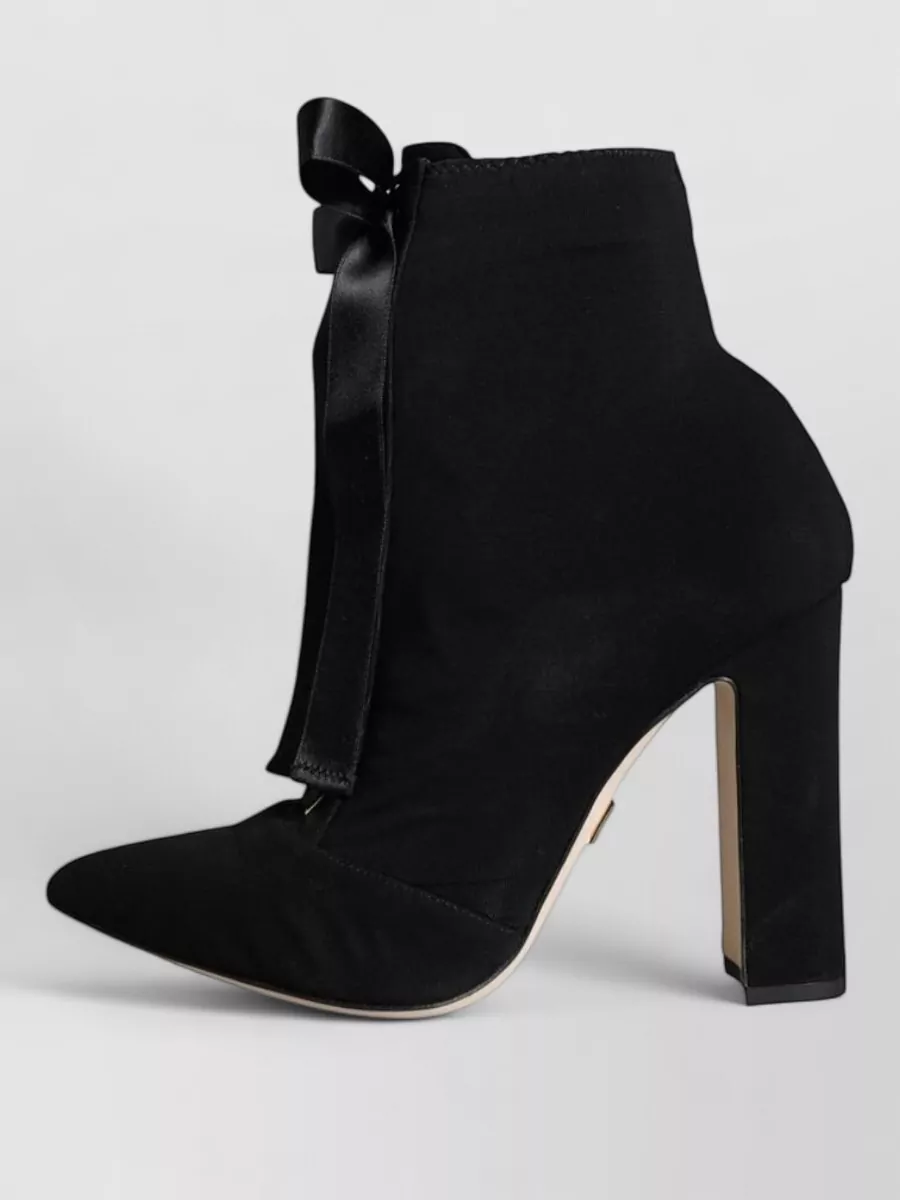 Dolce&Gabbana Suede Leather Lace-Up Ankle Boots