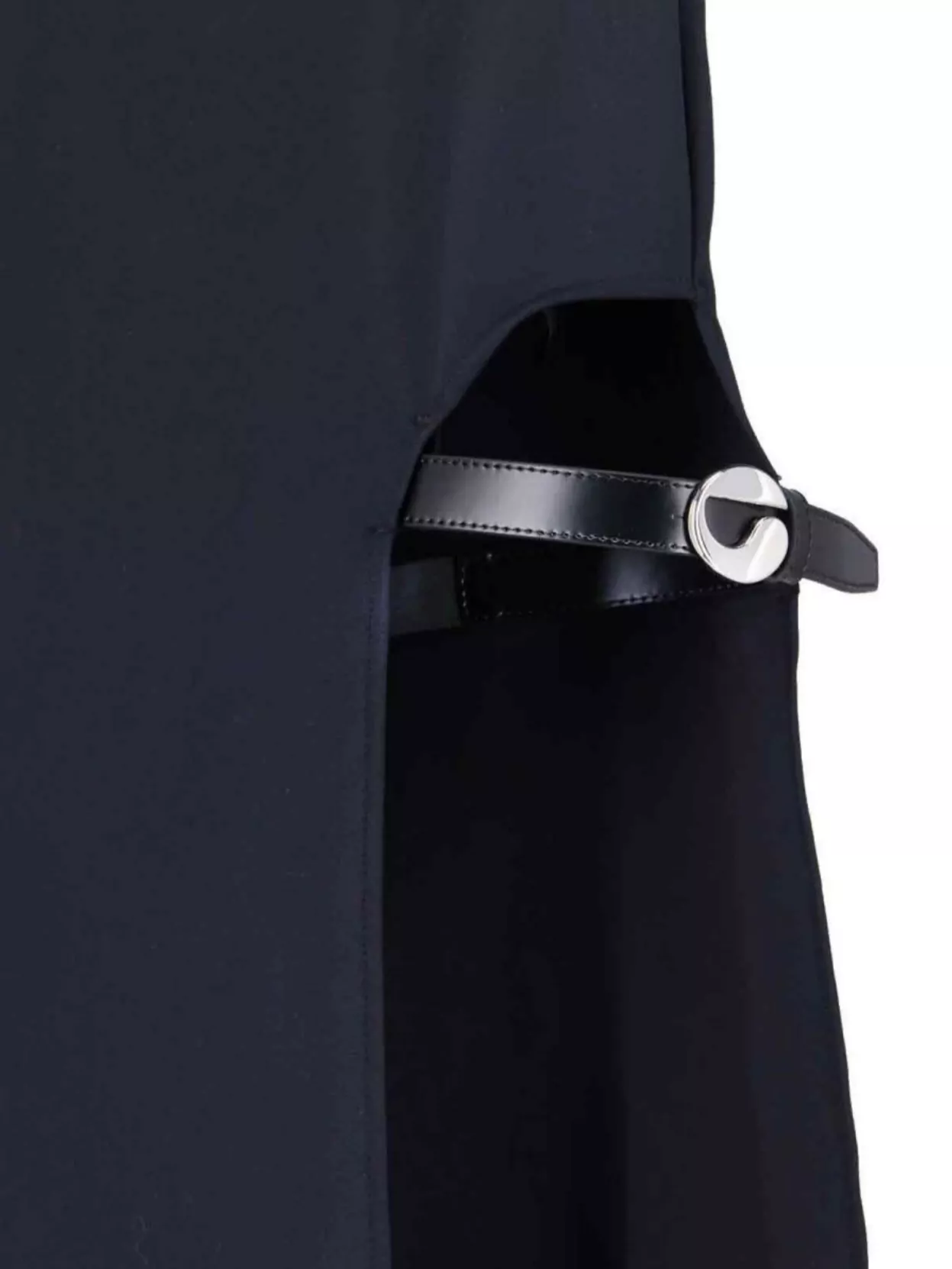 Coperni Midi Skirt With Side Slit And Buckle