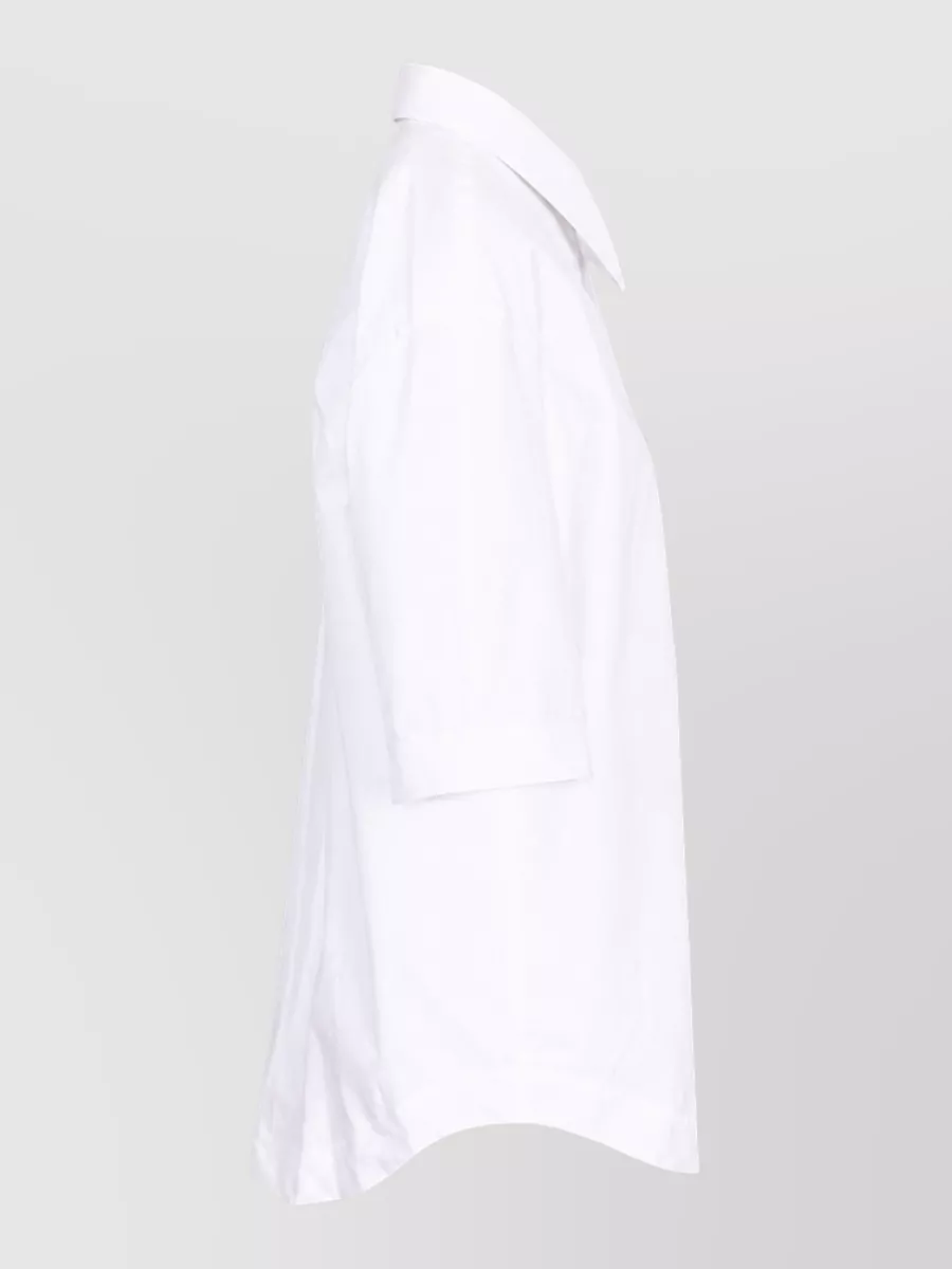 Ami Paris Cotton Short-Sleeve Shirt