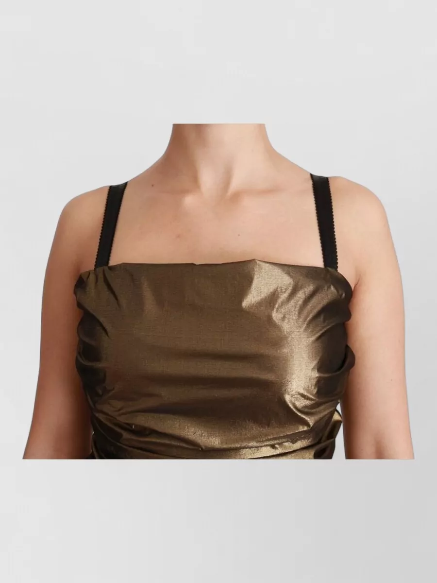 Dolce&Gabbana Strapless Ruched Mini Dress