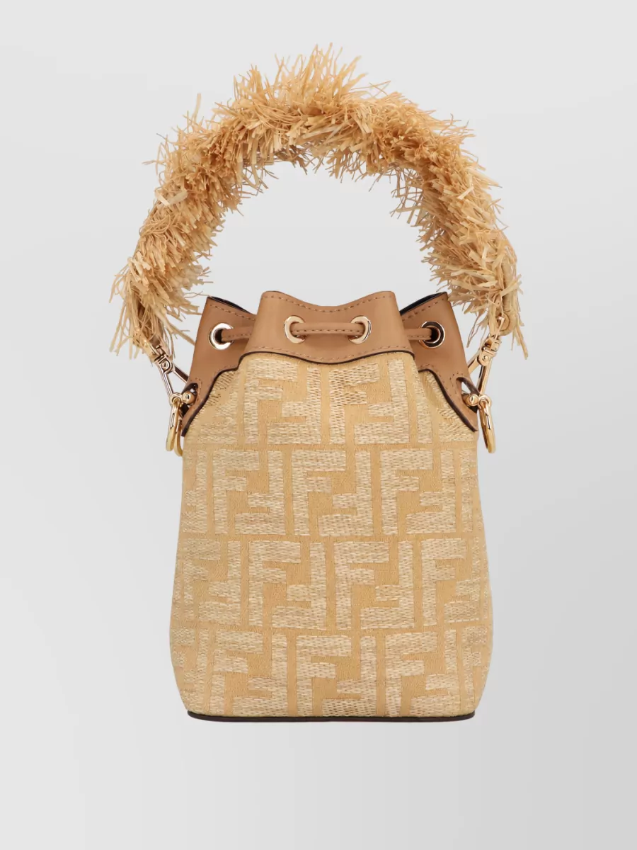 Fendi Mon Tresor Leather Bucket Bag