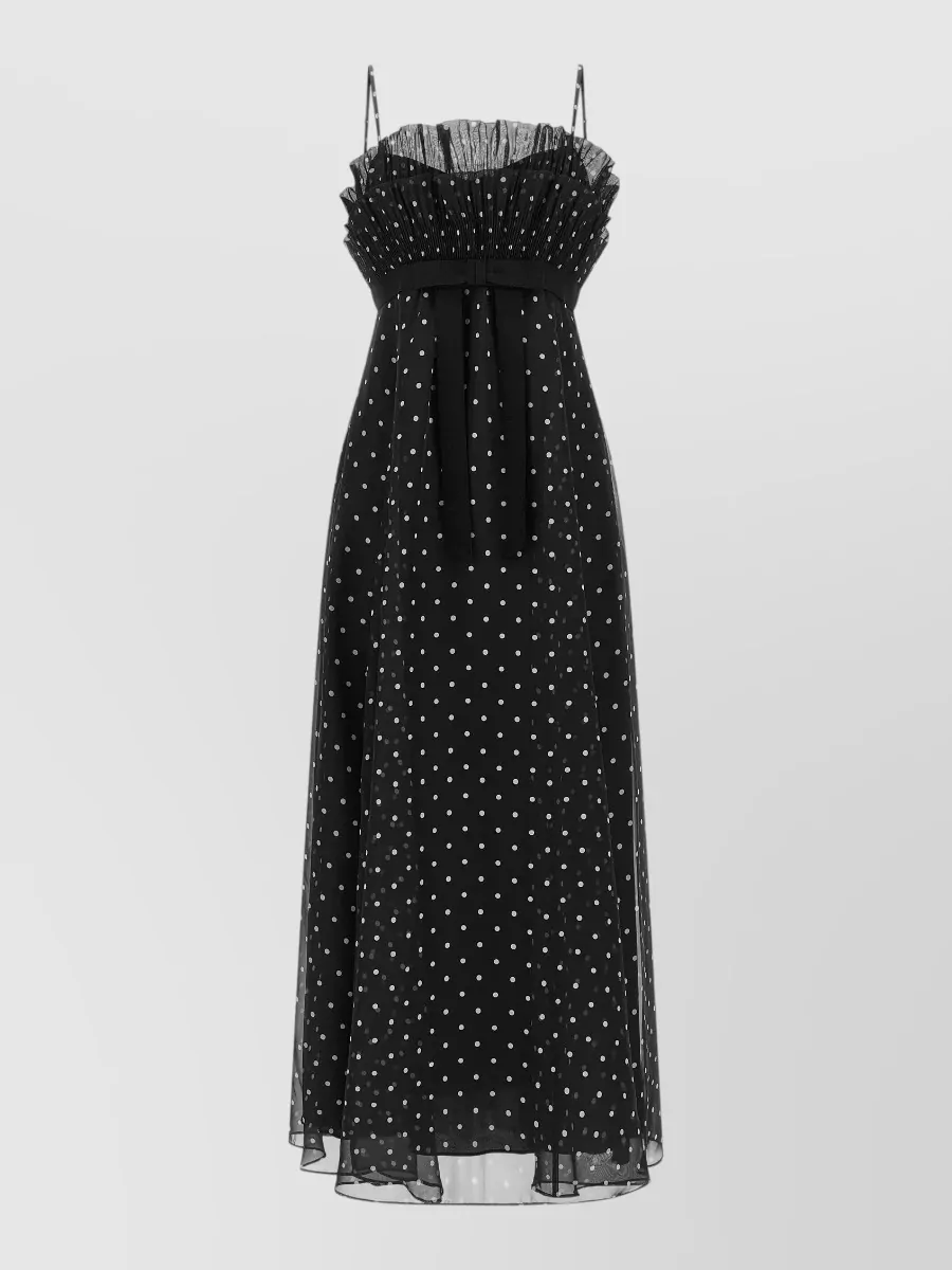 Zimmermann polka-dot pleated midi dress
