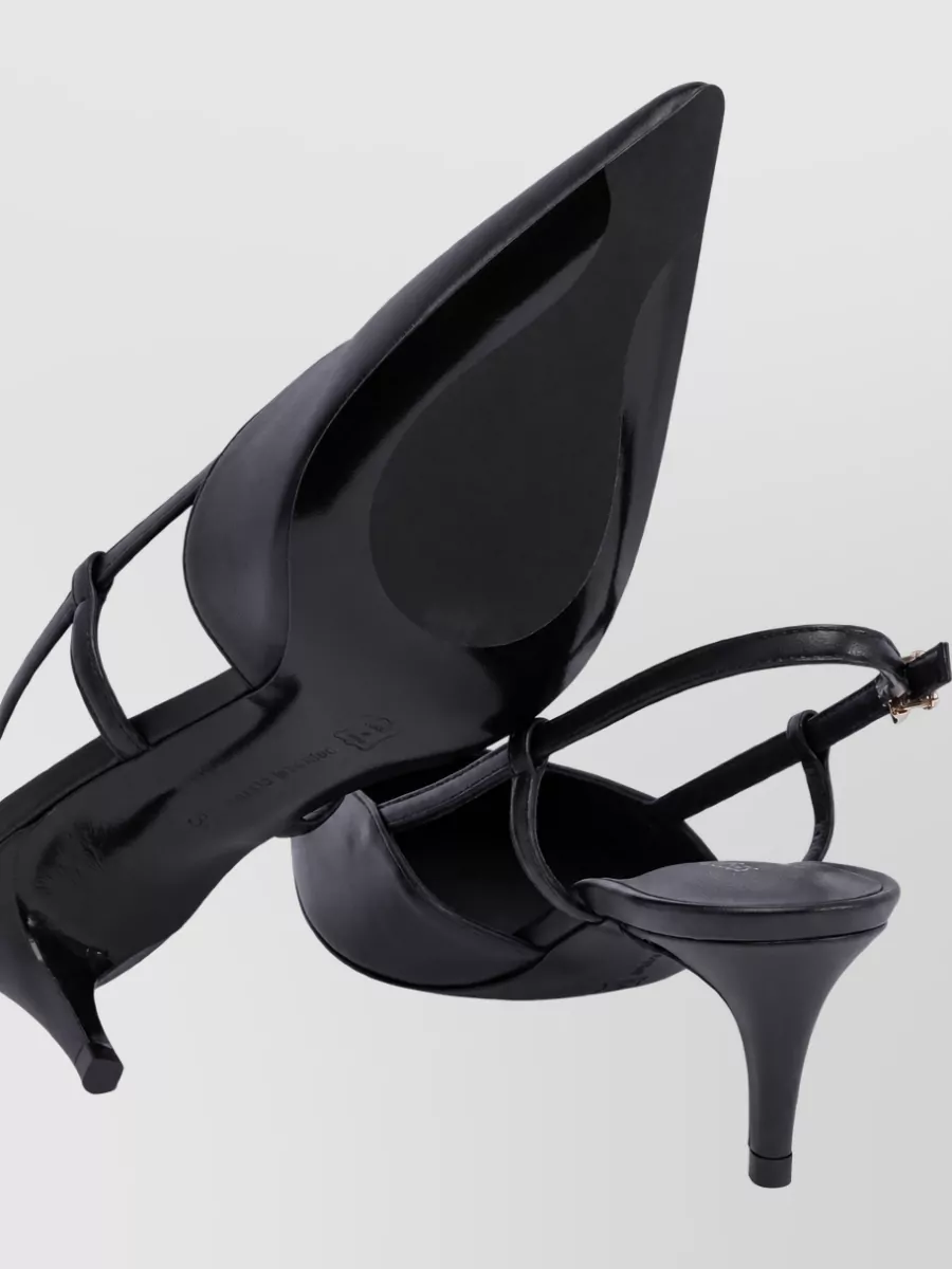 Sergio Levantesi Leather Slingback Pumps