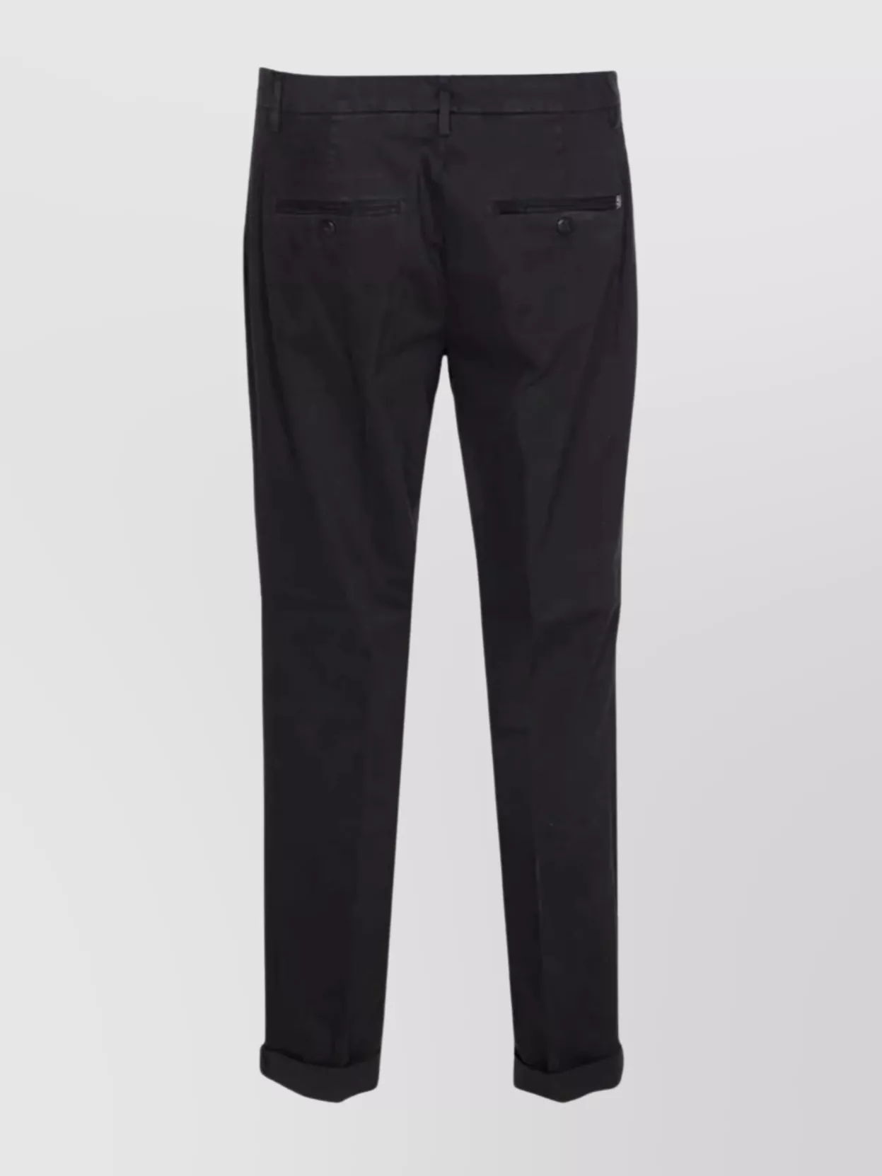 Dondup Relaxed Fit Cuffed Trousers Pleated Design