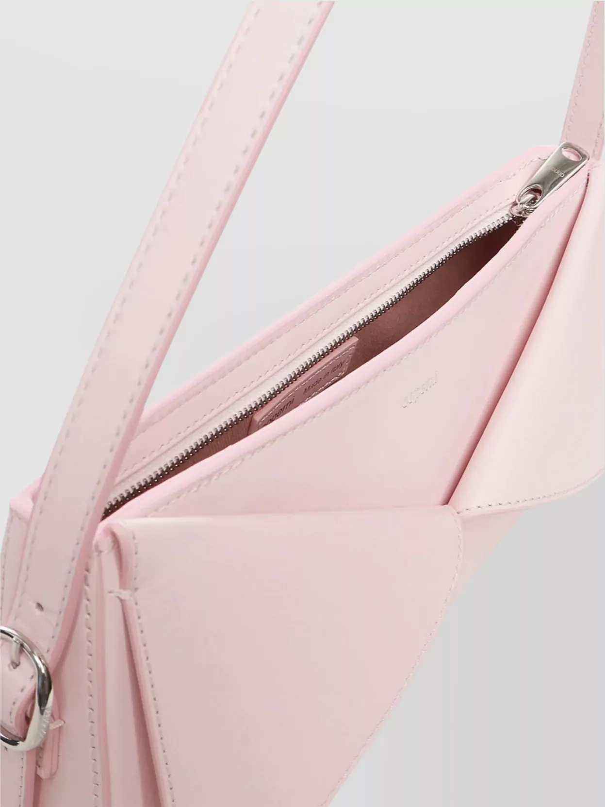 Shop Coperni Leather Baguette Shoulder Bag