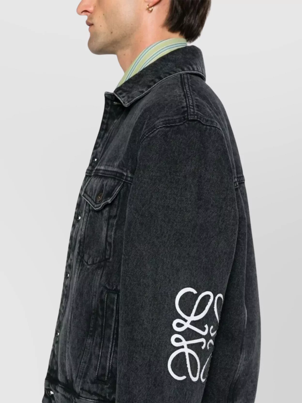 Loewe Cut-Outs Denim Jacket Medium-Weight