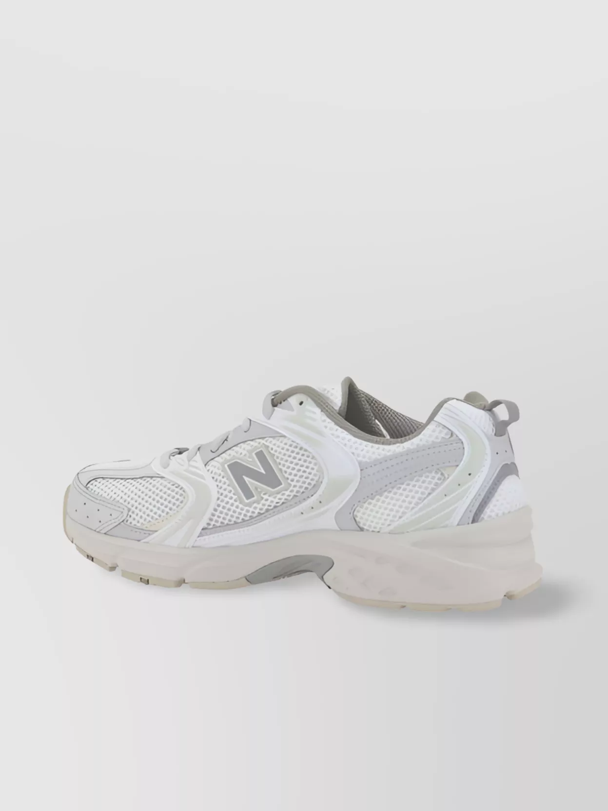 New Balance 530 Logo Patch Sneakers In White