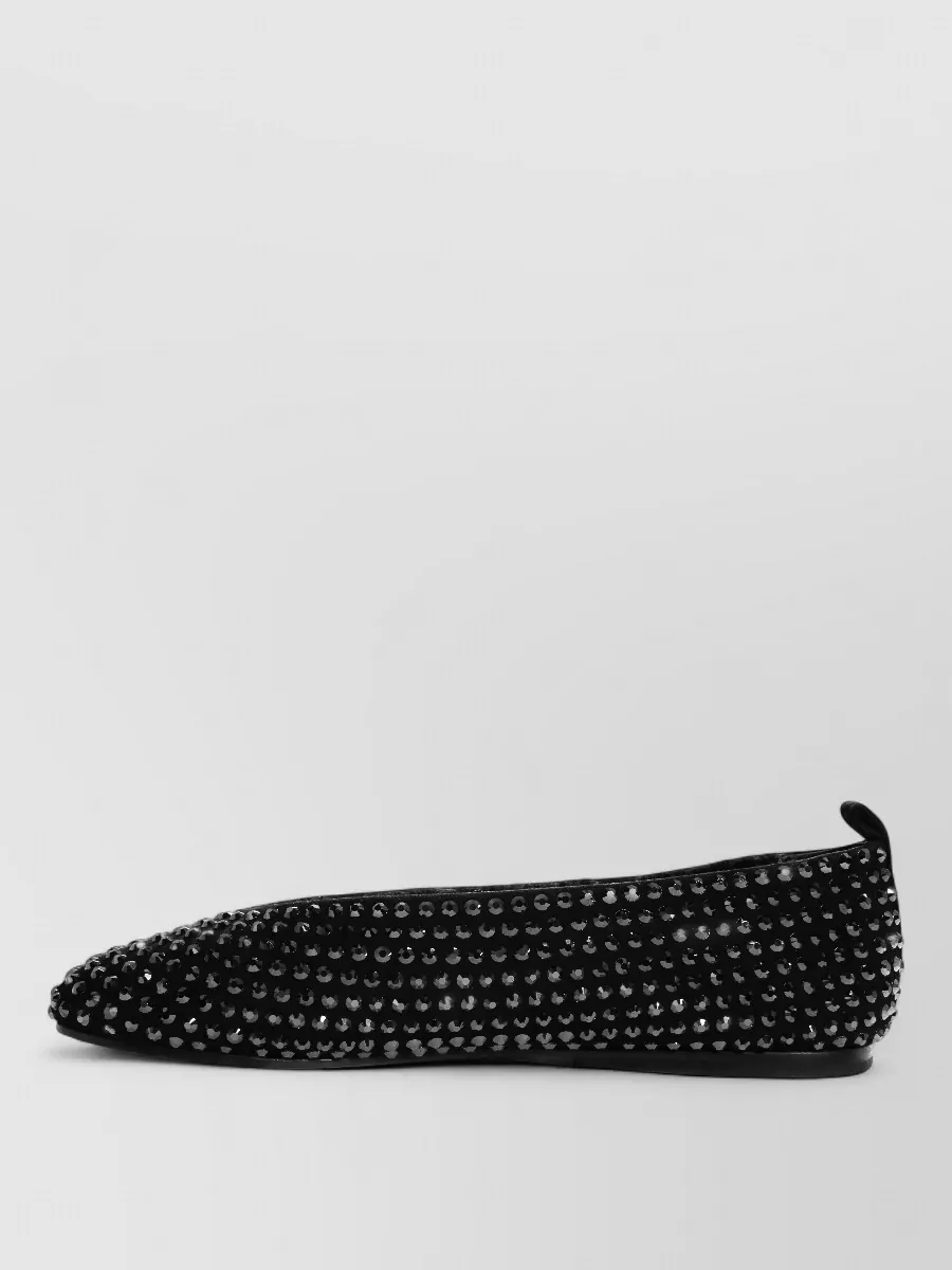 La Rose crystal-embellished ballerina shoes