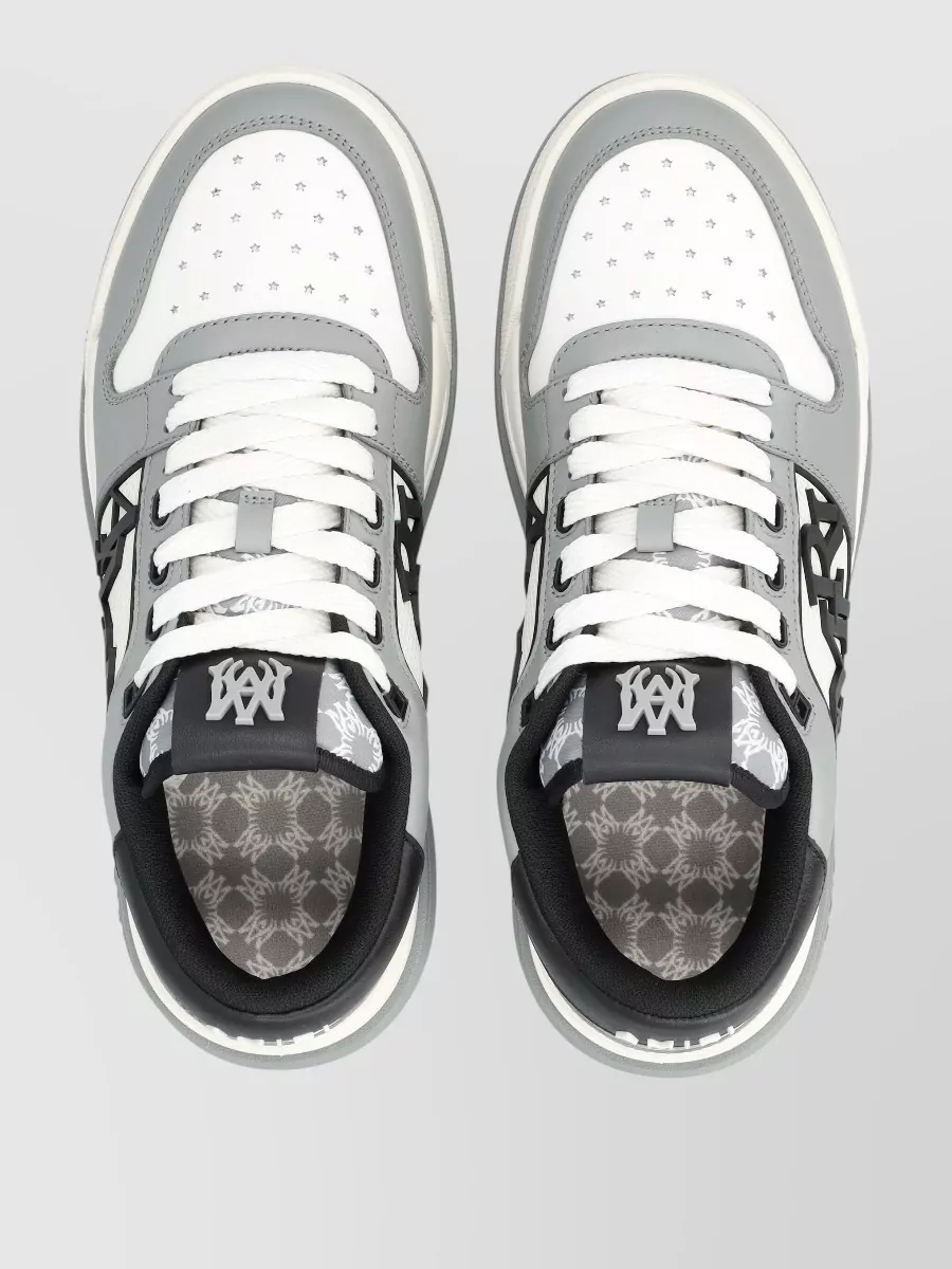 Amiri Low Top Sneakers With Perforated Toe Box