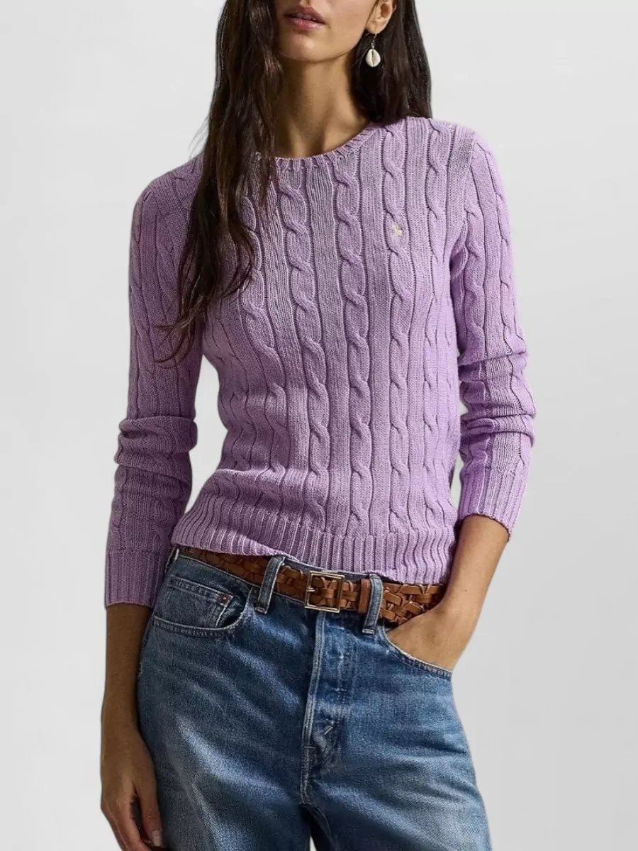 Polo Ralph Lauren Cable-Knit Cotton Slim-Fit Jumper