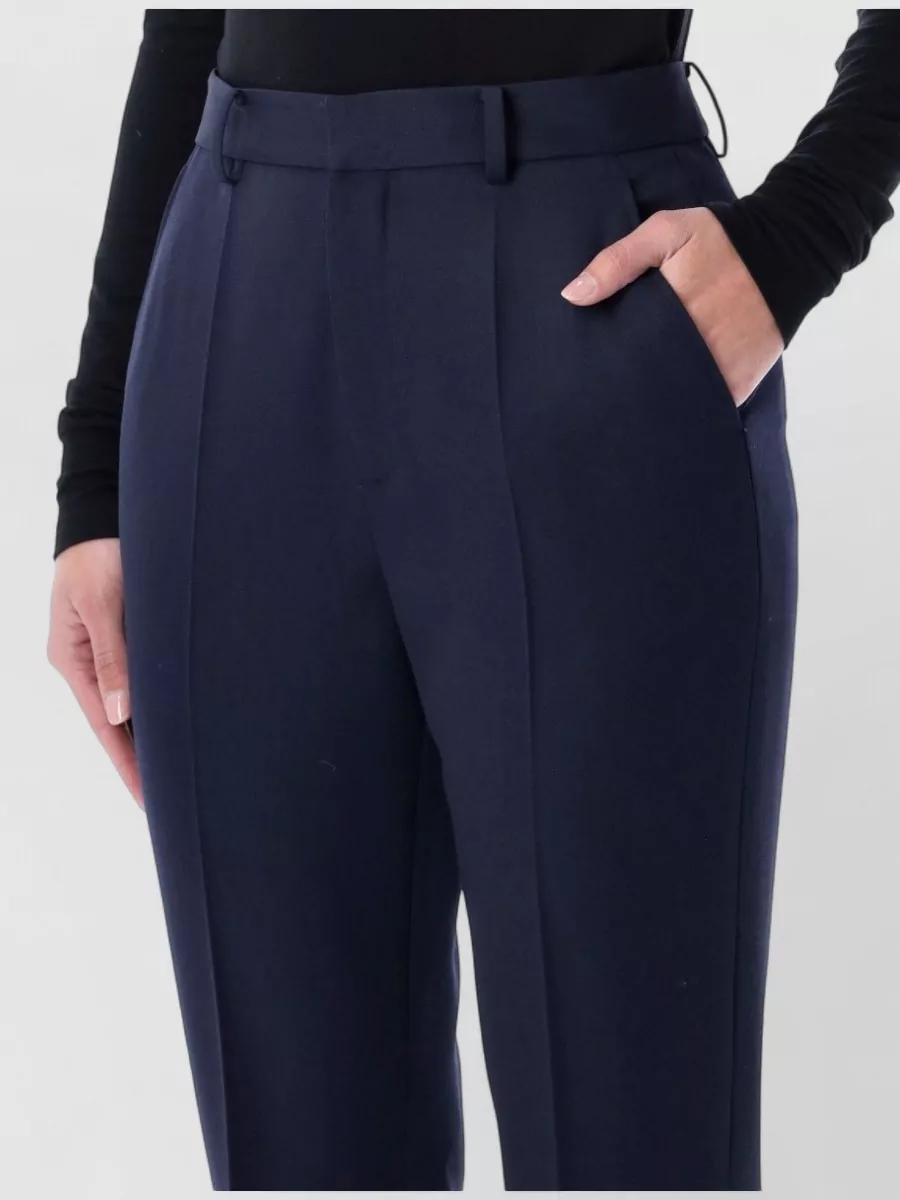 Ralph Lauren Wool Flared Suit Trousers