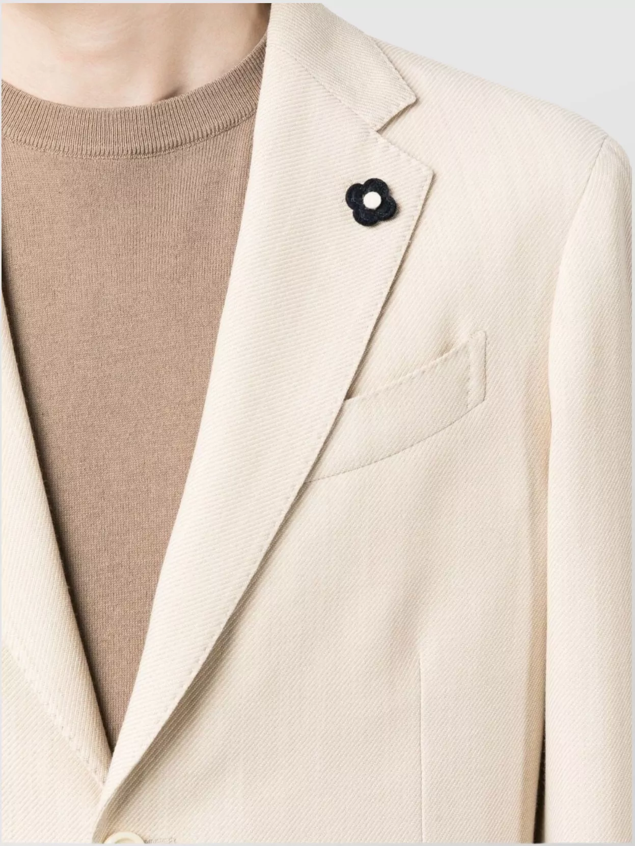 Lardini Men's Jacket Buttoned Cuffs