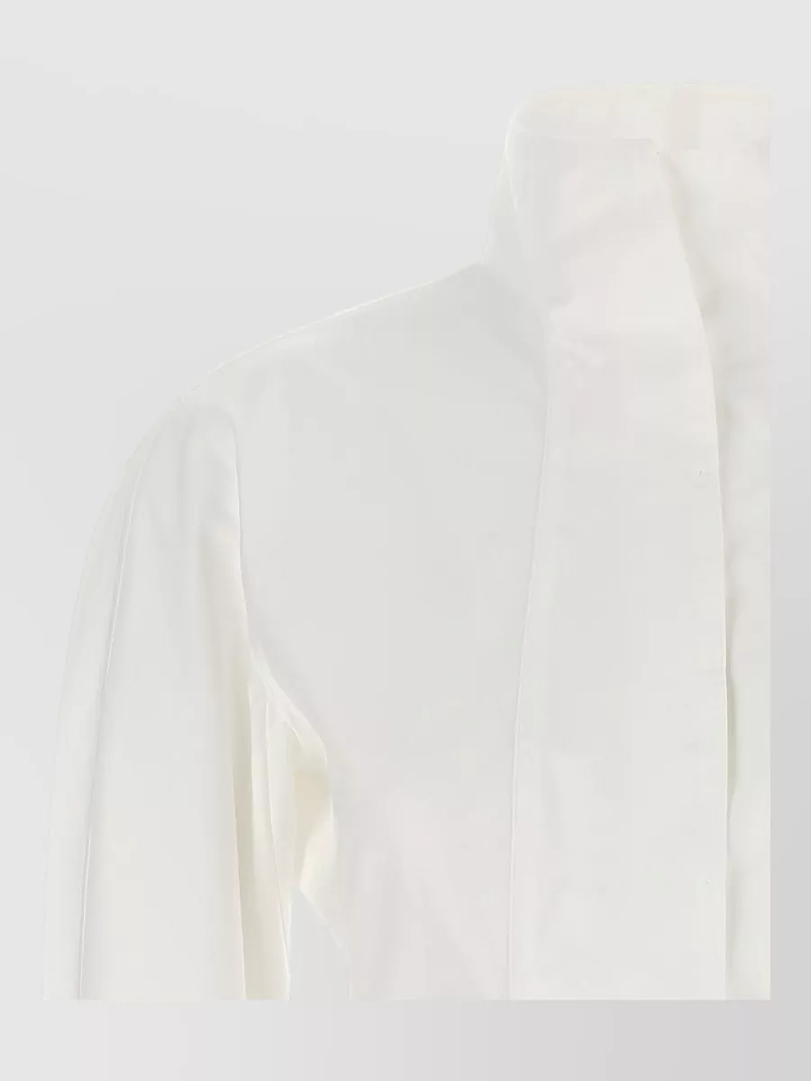 Jacquemus Cotton Cutout Long-Sleeve Shirt