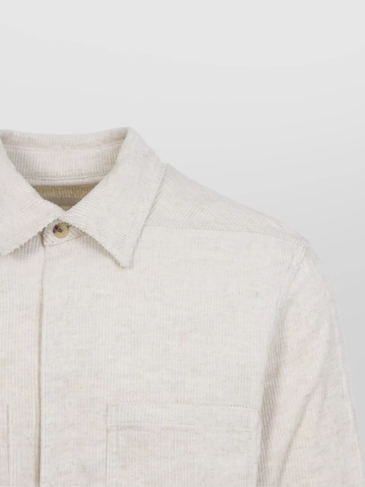 Rick Owens Work Shirt With Buttoned Cuffs And Chest Pockets