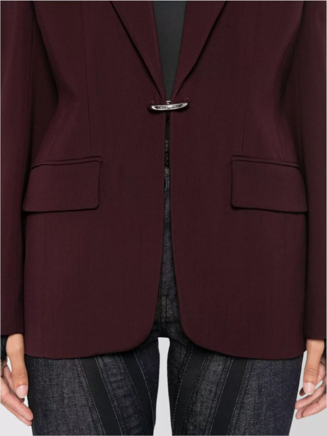 Mugler Flap Pockets Tailored Jacket