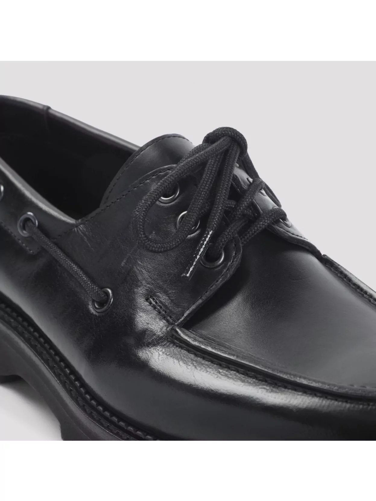 John Lobb Tide Dew Hide Hilly Derby Shoes In Black