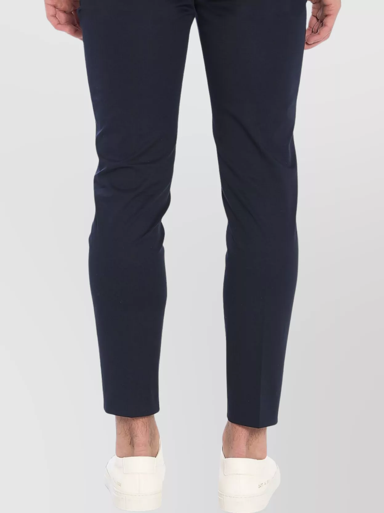 Pt Torino Slim Fit Cropped Trousers