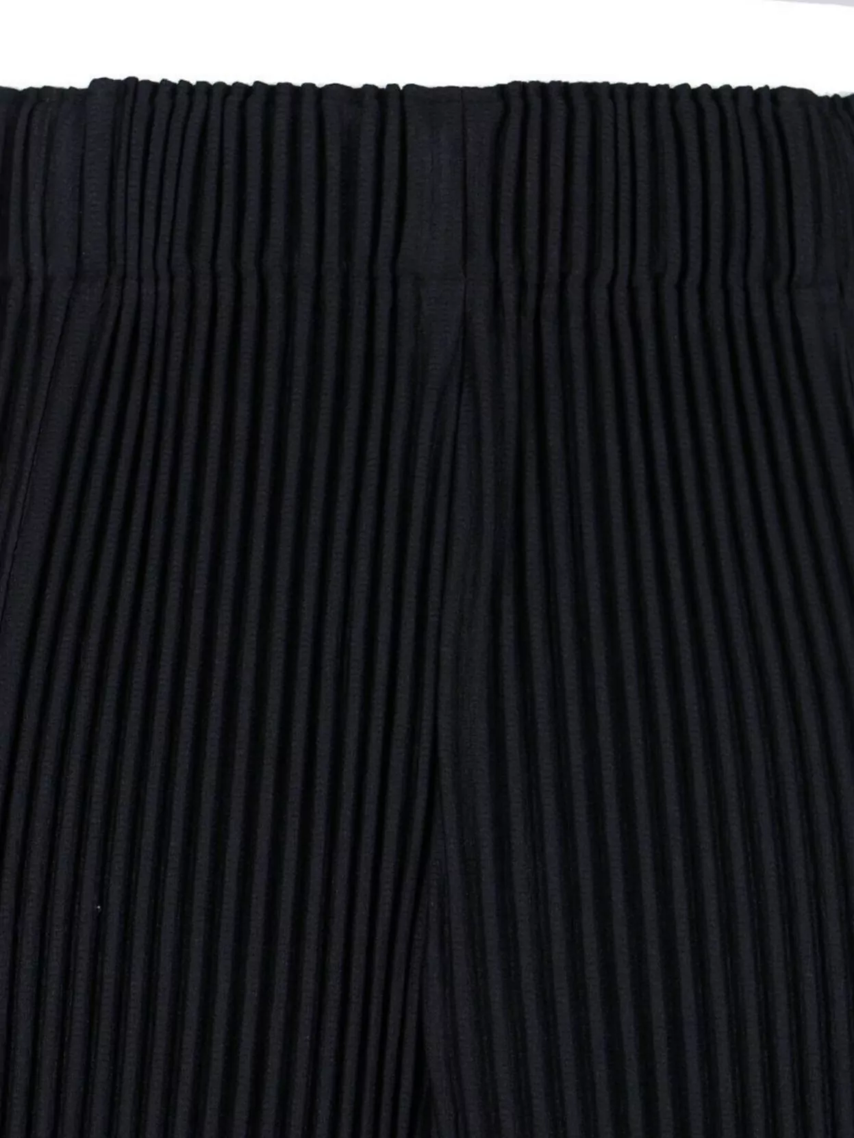 ISSEY MIYAKE STRAIGHT PLEATED WIDE LEG TROUSERS 