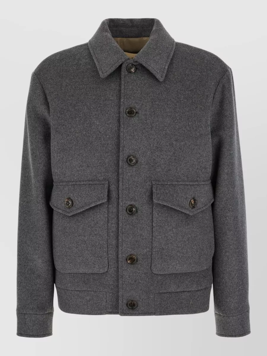 Valentino Garavani cashmere blend single breasted coat