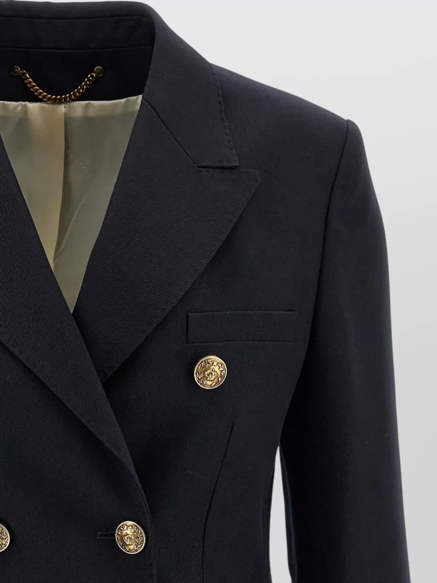 Golden Goose Virgin Wool-Blend Double-Breasted Blazer