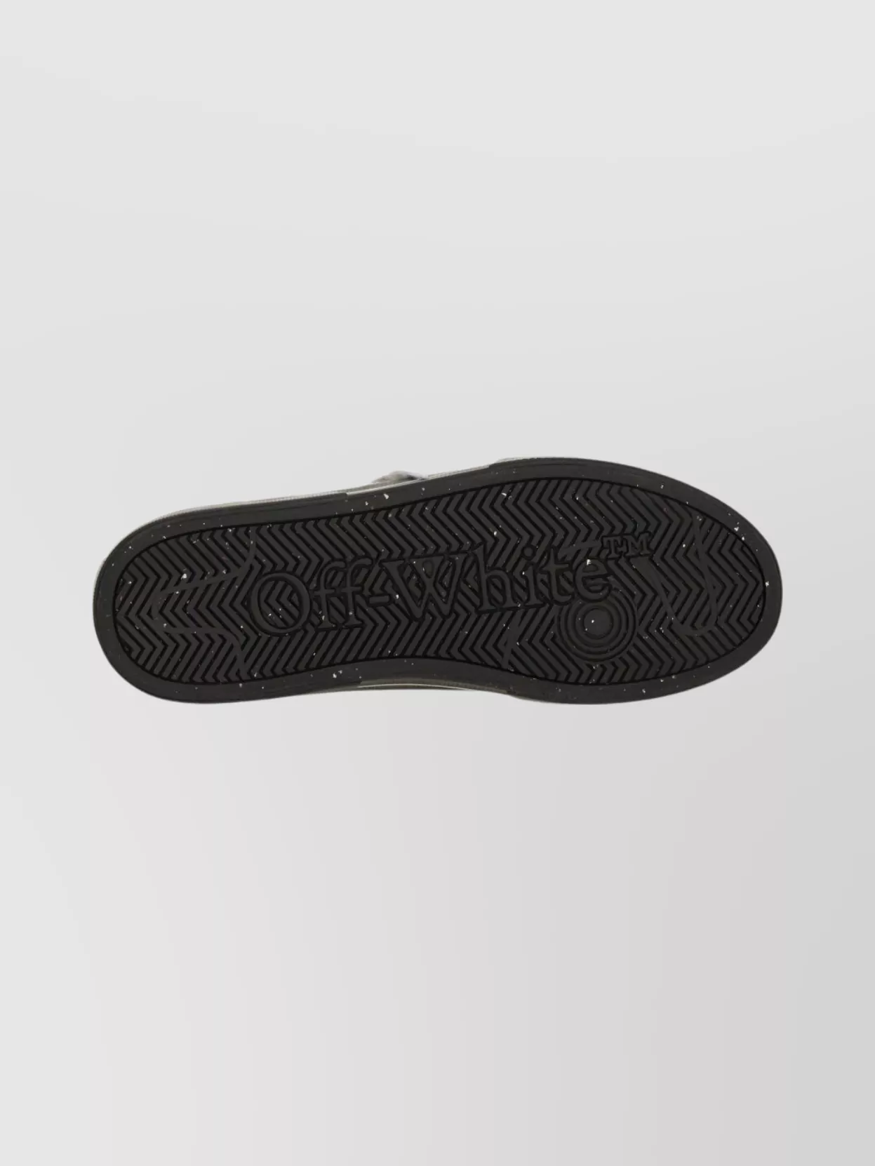 Off-White Round Toe Sneakers Featuring Rubber Sole Design