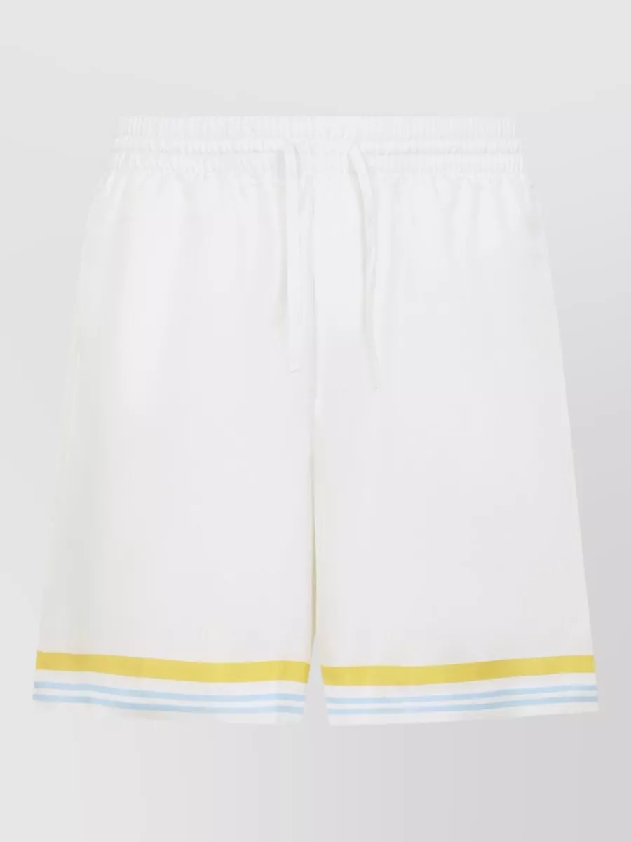 Casablanca Silk Printed Deck Shorts