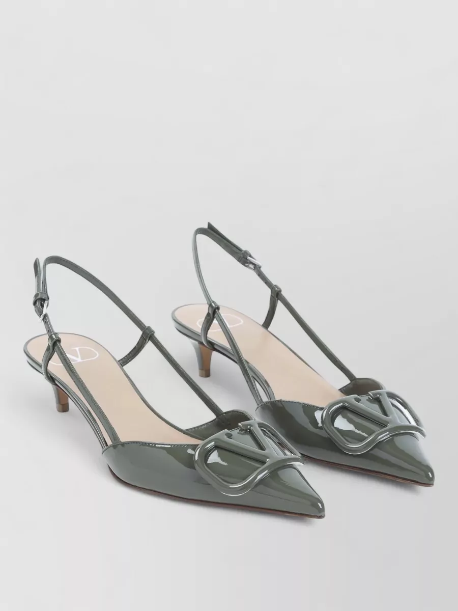 Valentino Garavani Leather Slingback Sandals