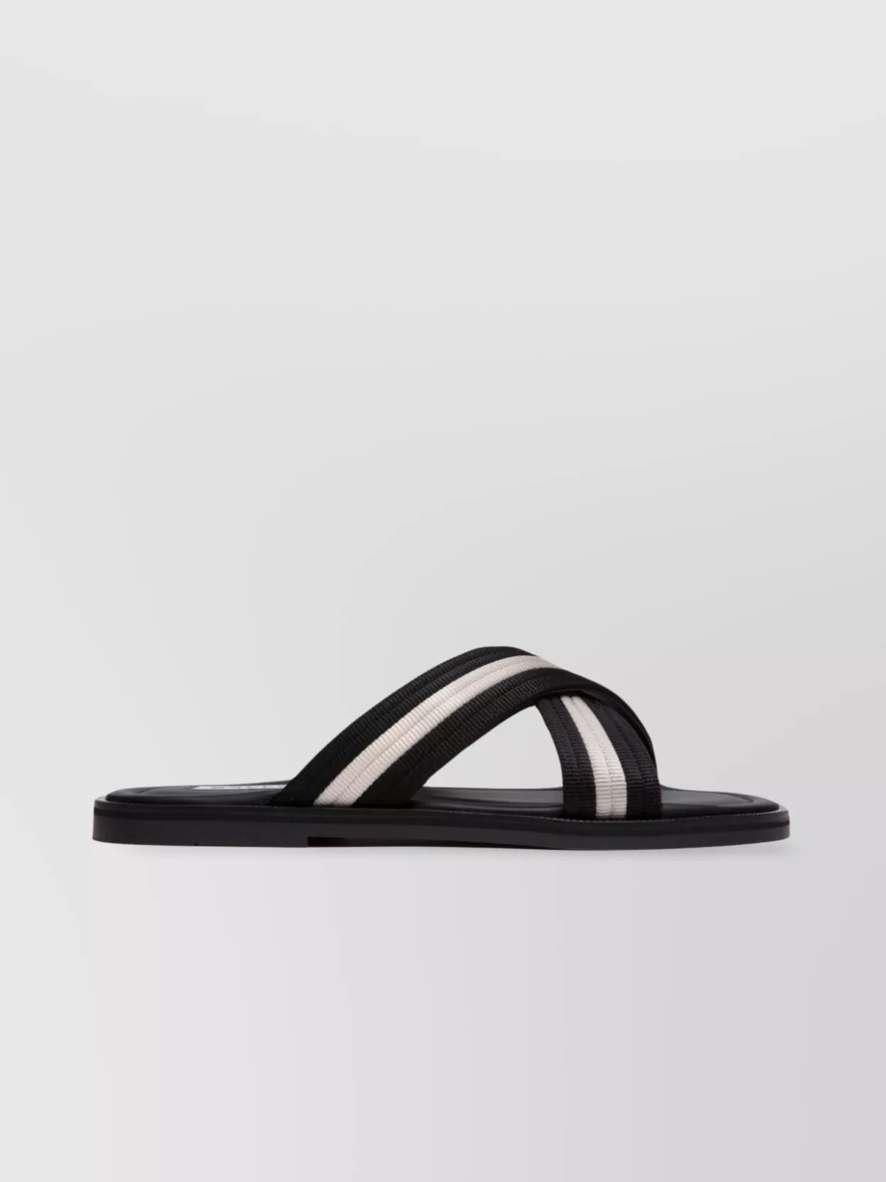Shop Bally Leather Cross Strap Sandals