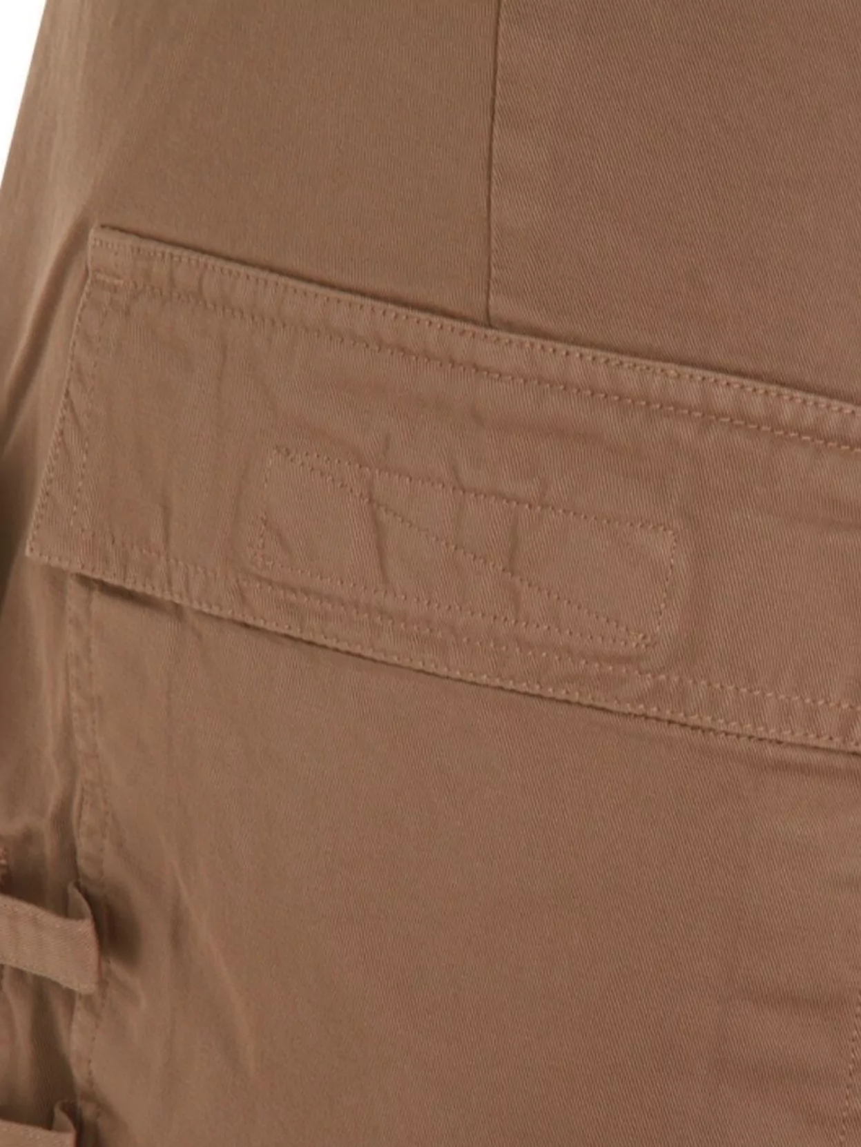Rick Owens Drkshdw High Waist Straight Leg Trousers With Pockets In Brown