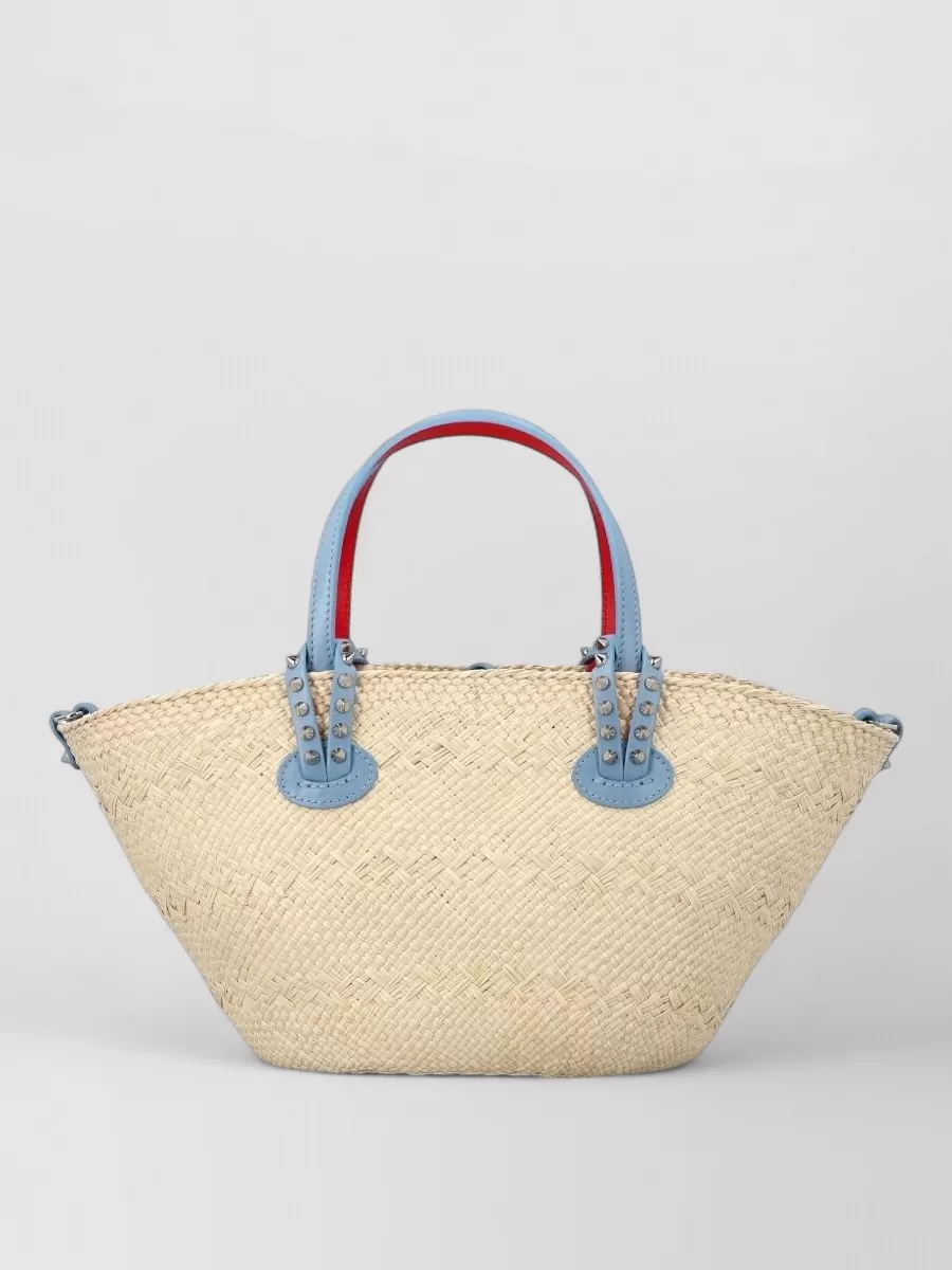 Christian Louboutin Cabata Mini Raffia Tote Bag