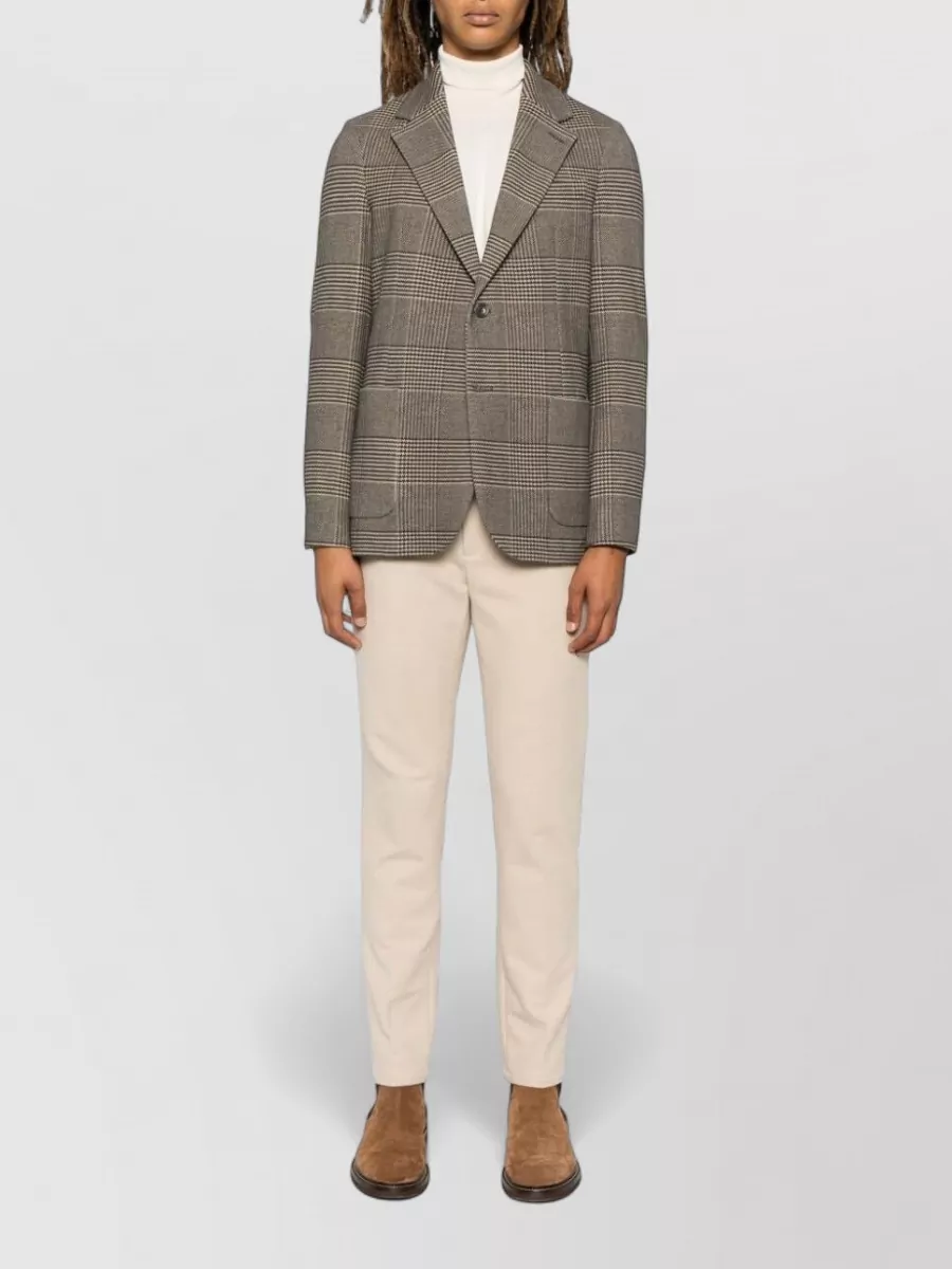 Circolo 1901 Checked Single-Breasted Blazer