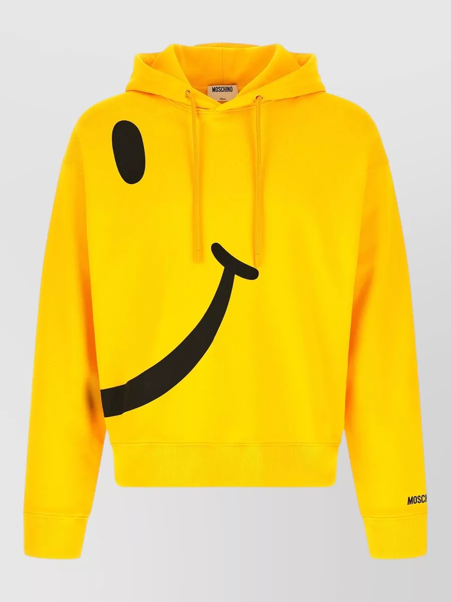 Moschino Cotton Printed Hoodie