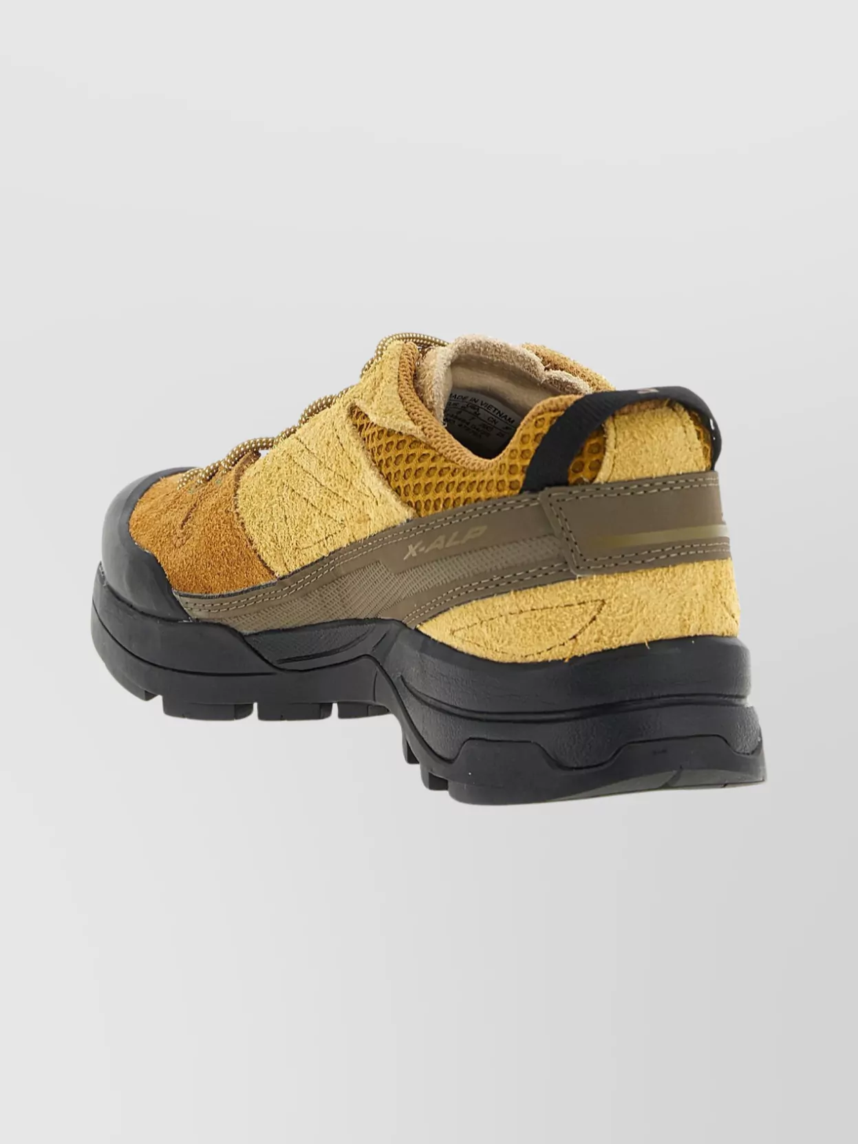 Salomon Suede Sneakers With Reinforced Toe And Textured Upper In Multi