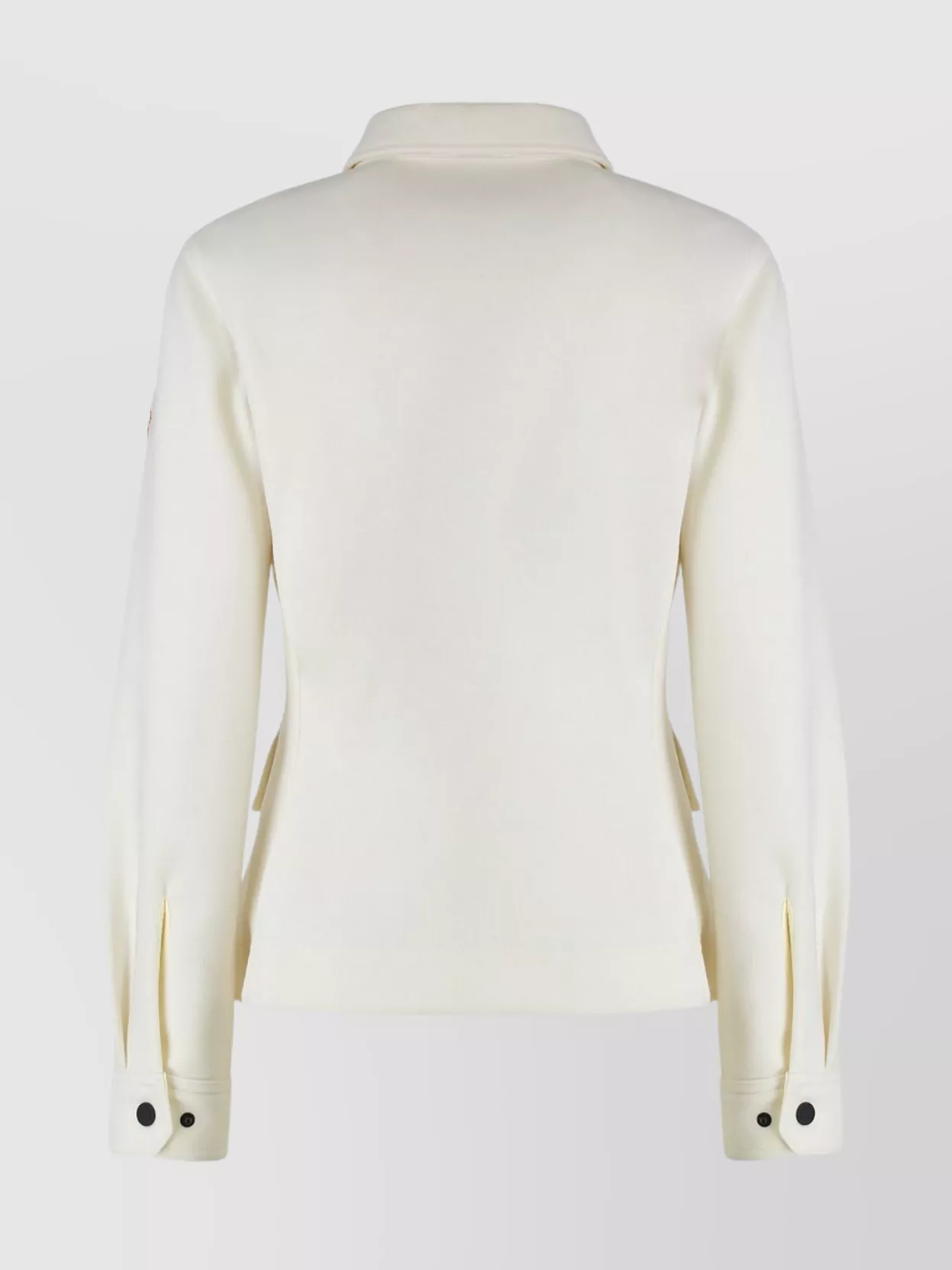 Moncler Grenoble Long Sleeve Shirt In Interlock In White
