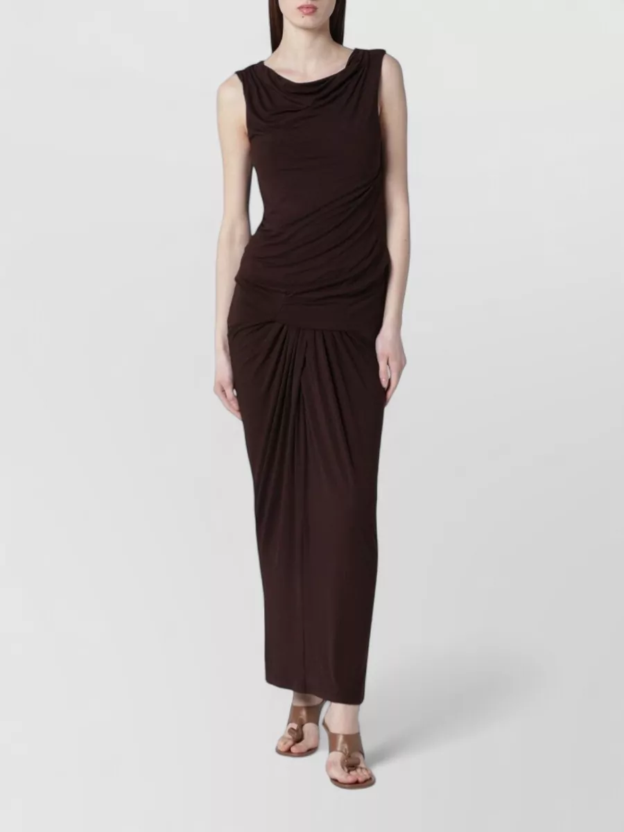 Entire Studios draped maxi dress