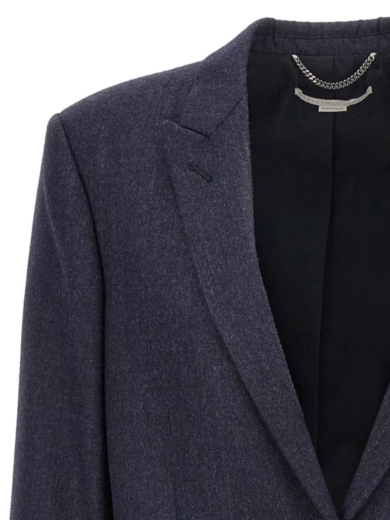 Stella Mccartney Single Breasted Wool Blazer