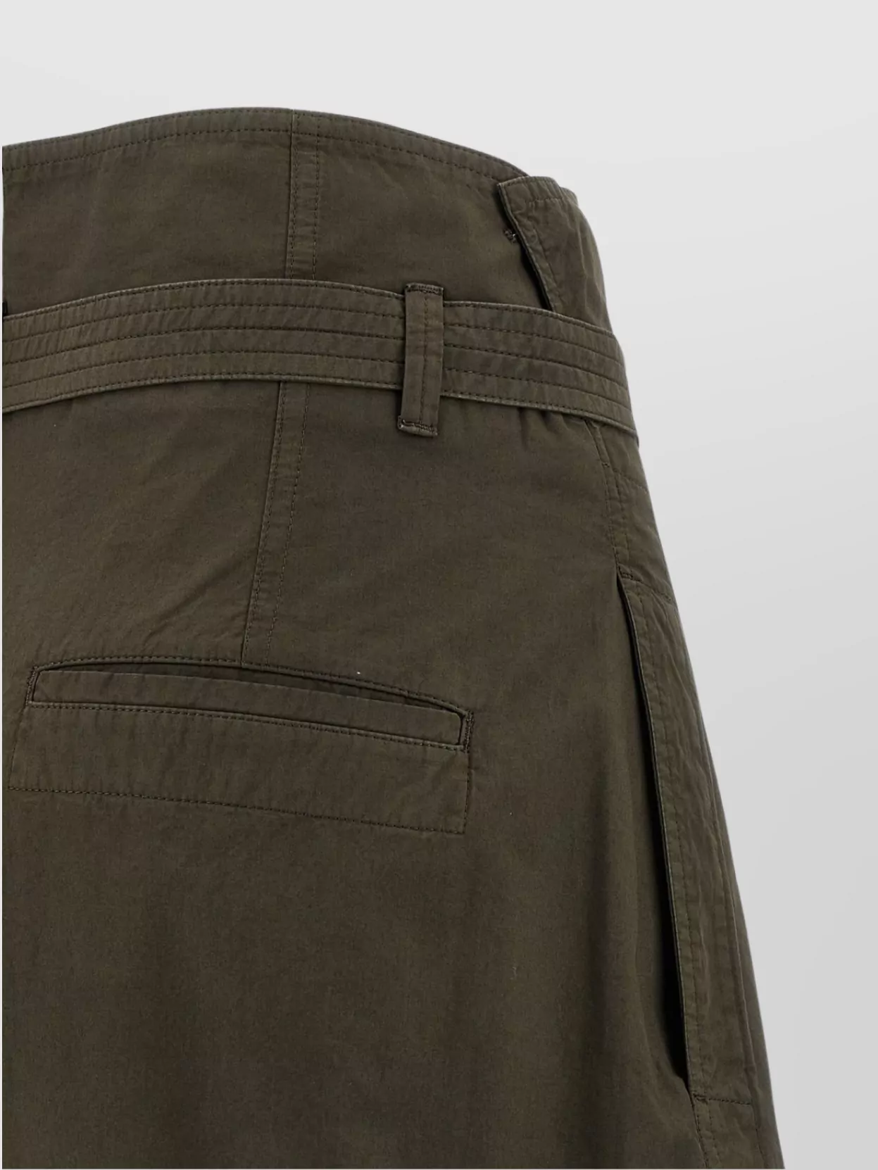 Lemaire High Waist Pleated Pants With Side Pockets