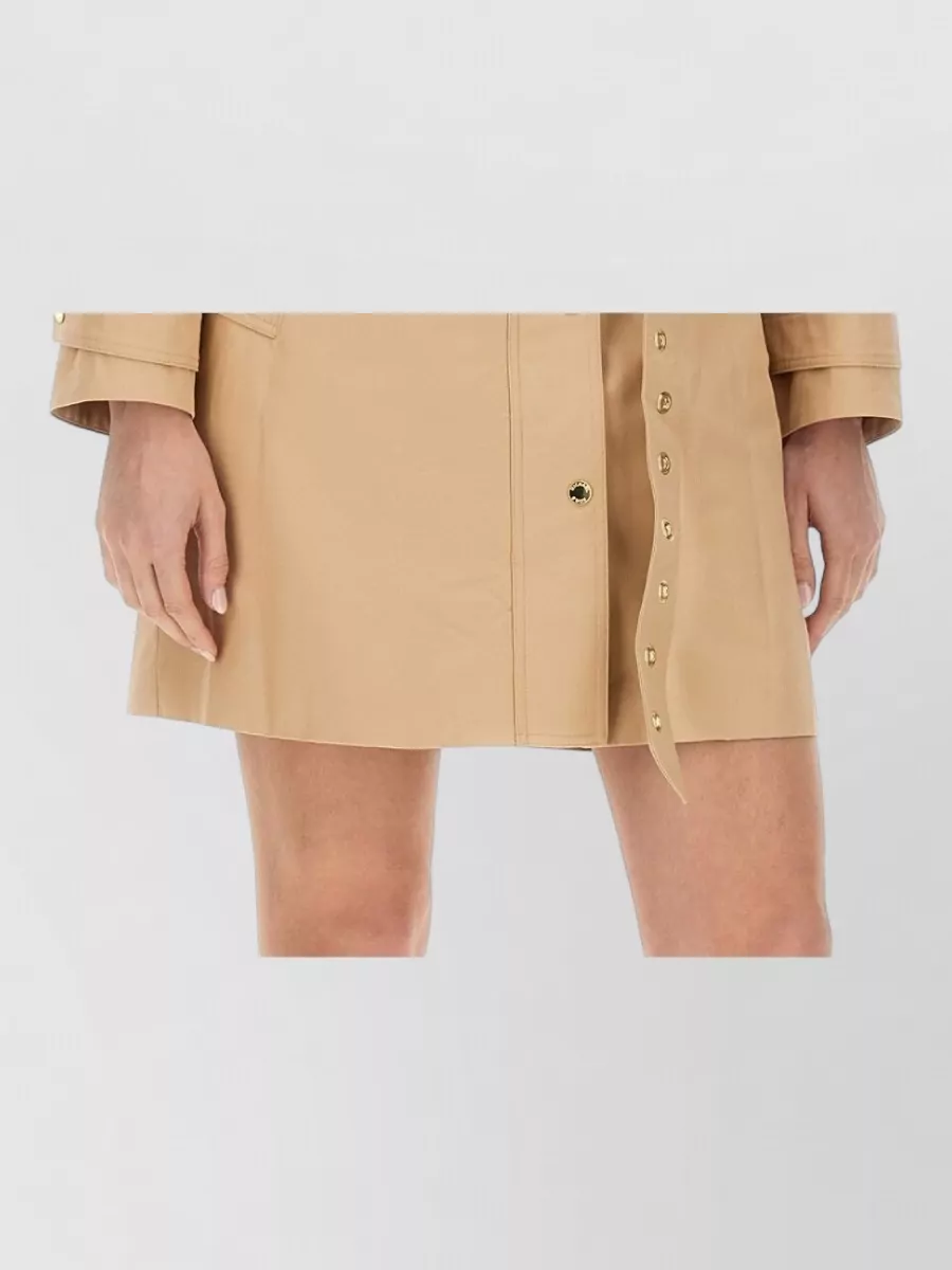Michael Kors Cotton Regular-Fit Trench Coat