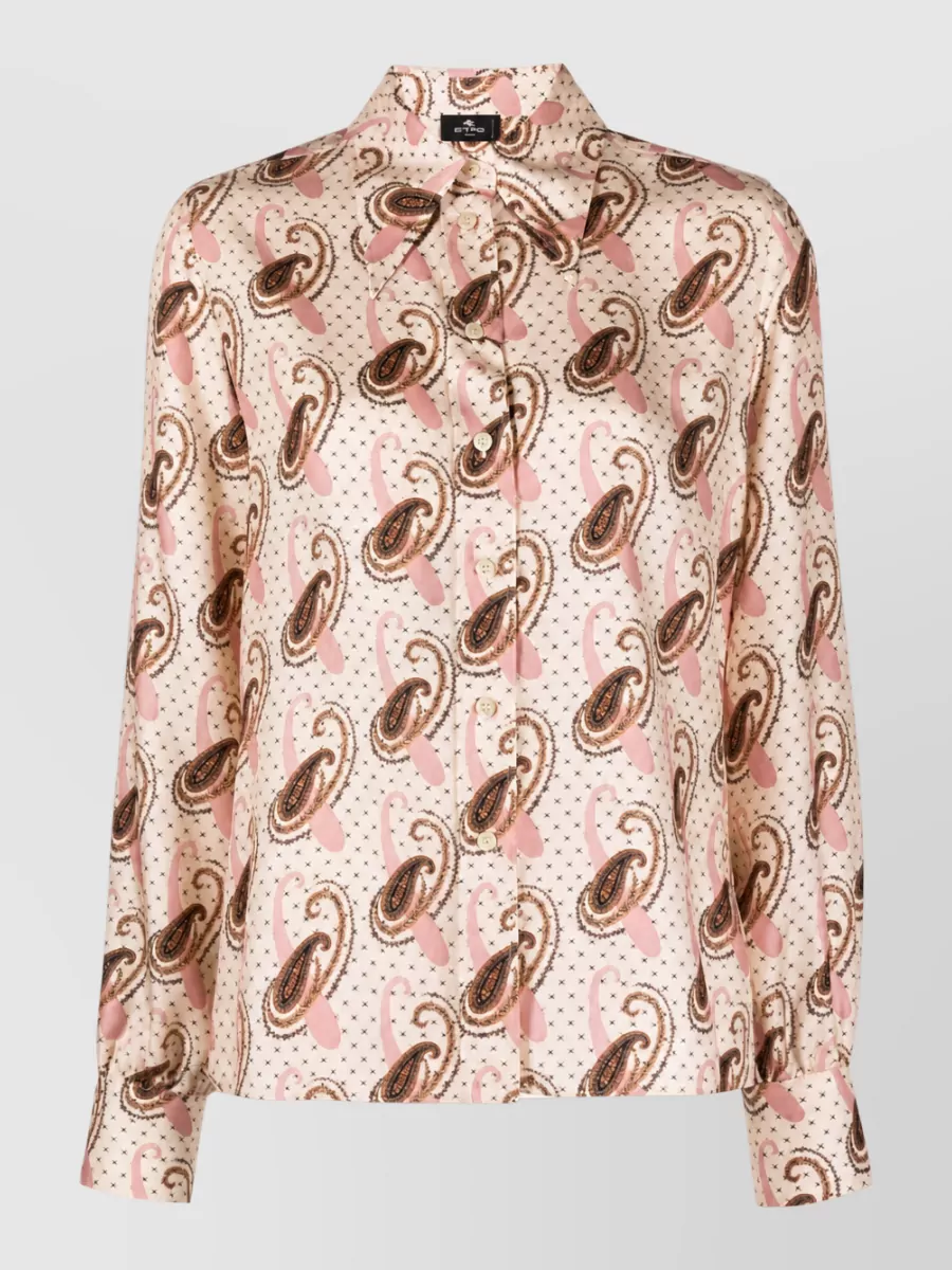 Etro Silk Paisley Print Blouse